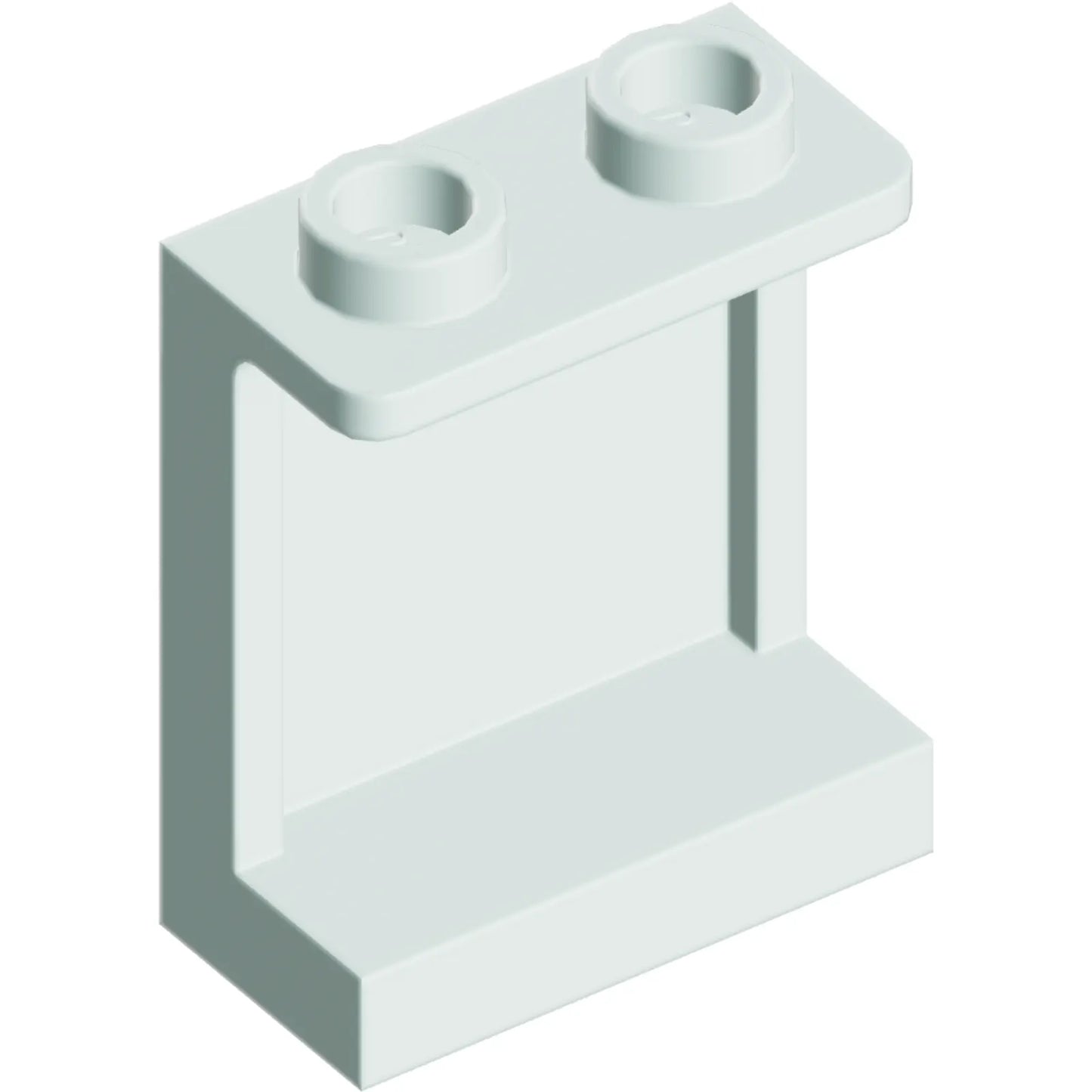 Part 87552 - Panel 1 x 2 x 2 with Side Supports - Hollow Studs