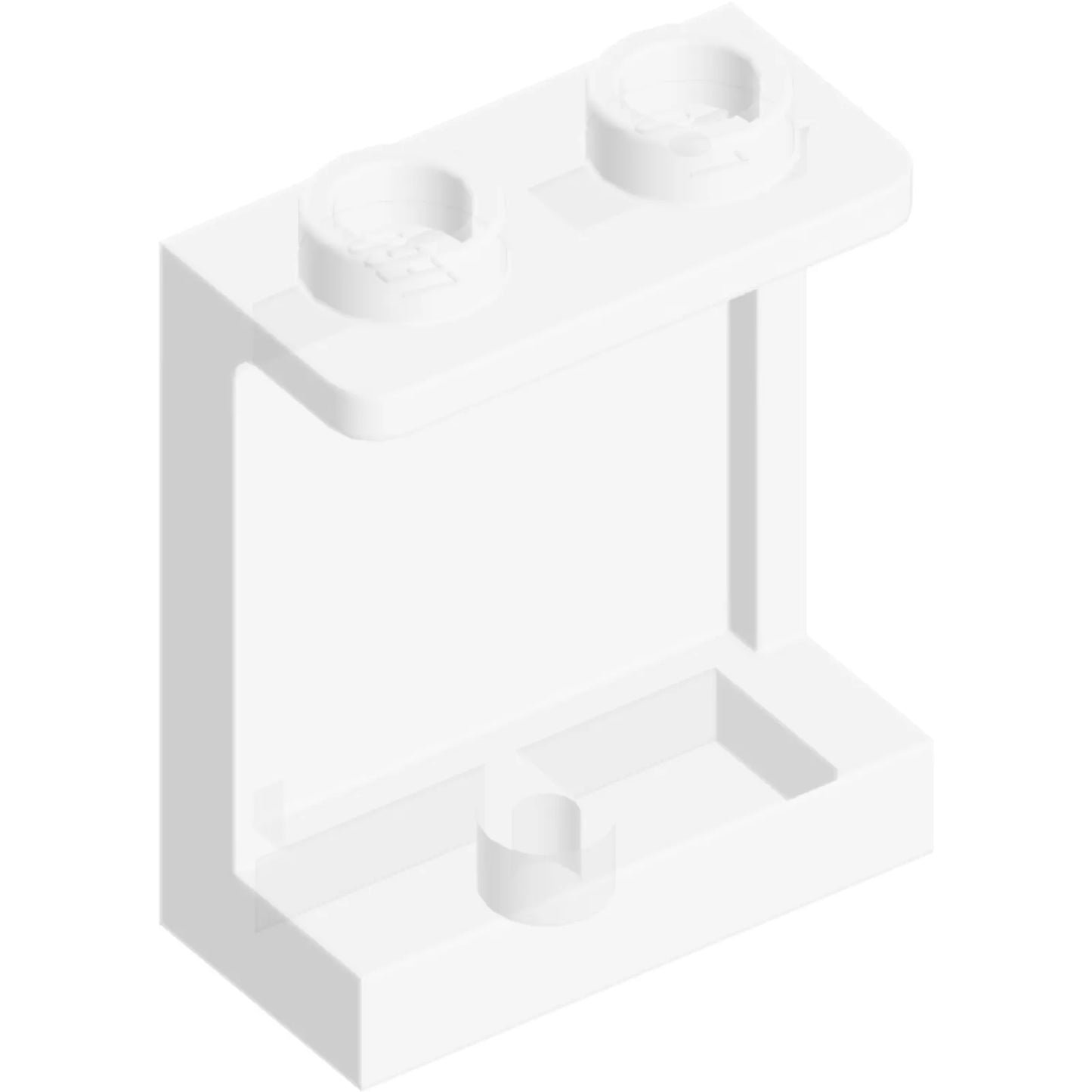 Part 87552 - Panel 1 x 2 x 2 with Side Supports - Hollow Studs