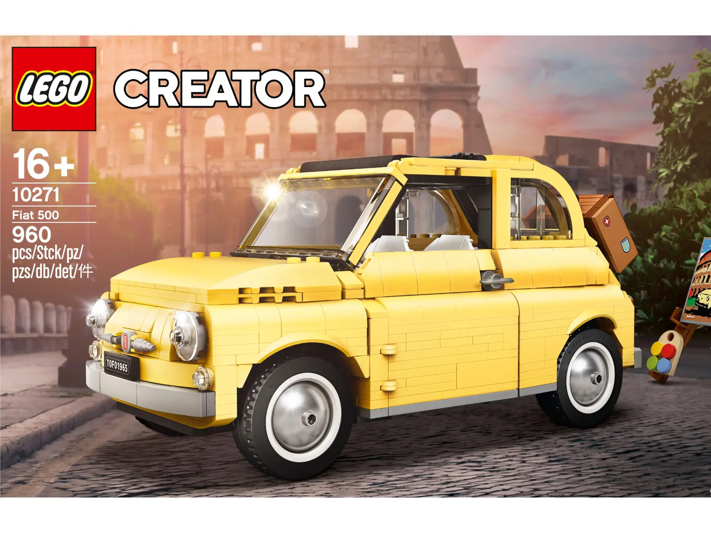Instruction 10271-1 - Fiat 500 {Bright Light Yellow Edition}