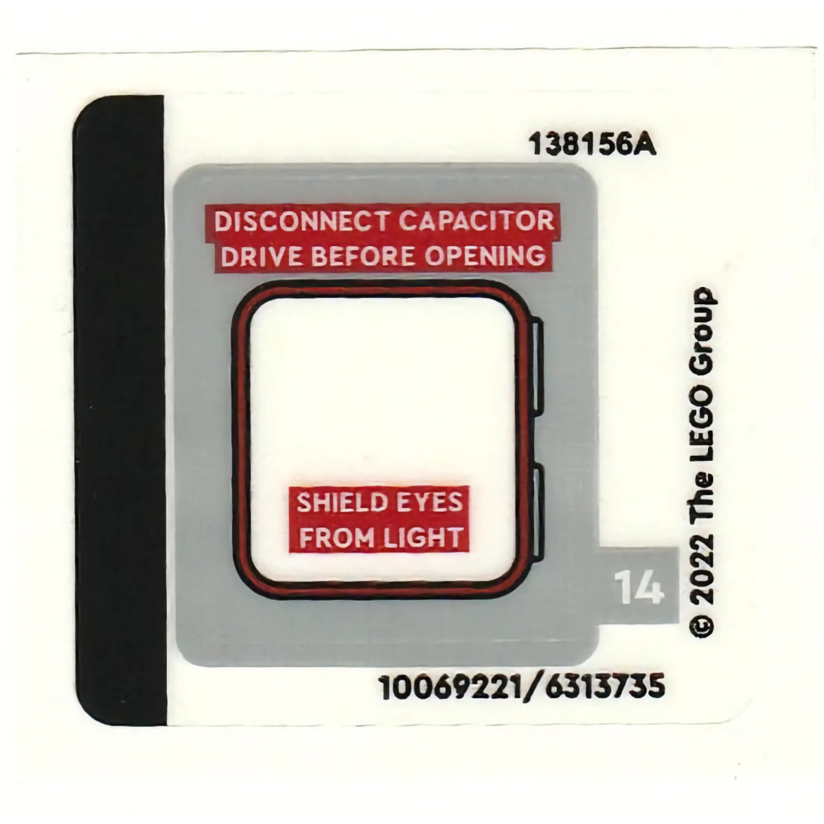 Part 10300stk02 - Sticker Sheet for Set 10300, Sheet 2 - (10069221/6313735)
