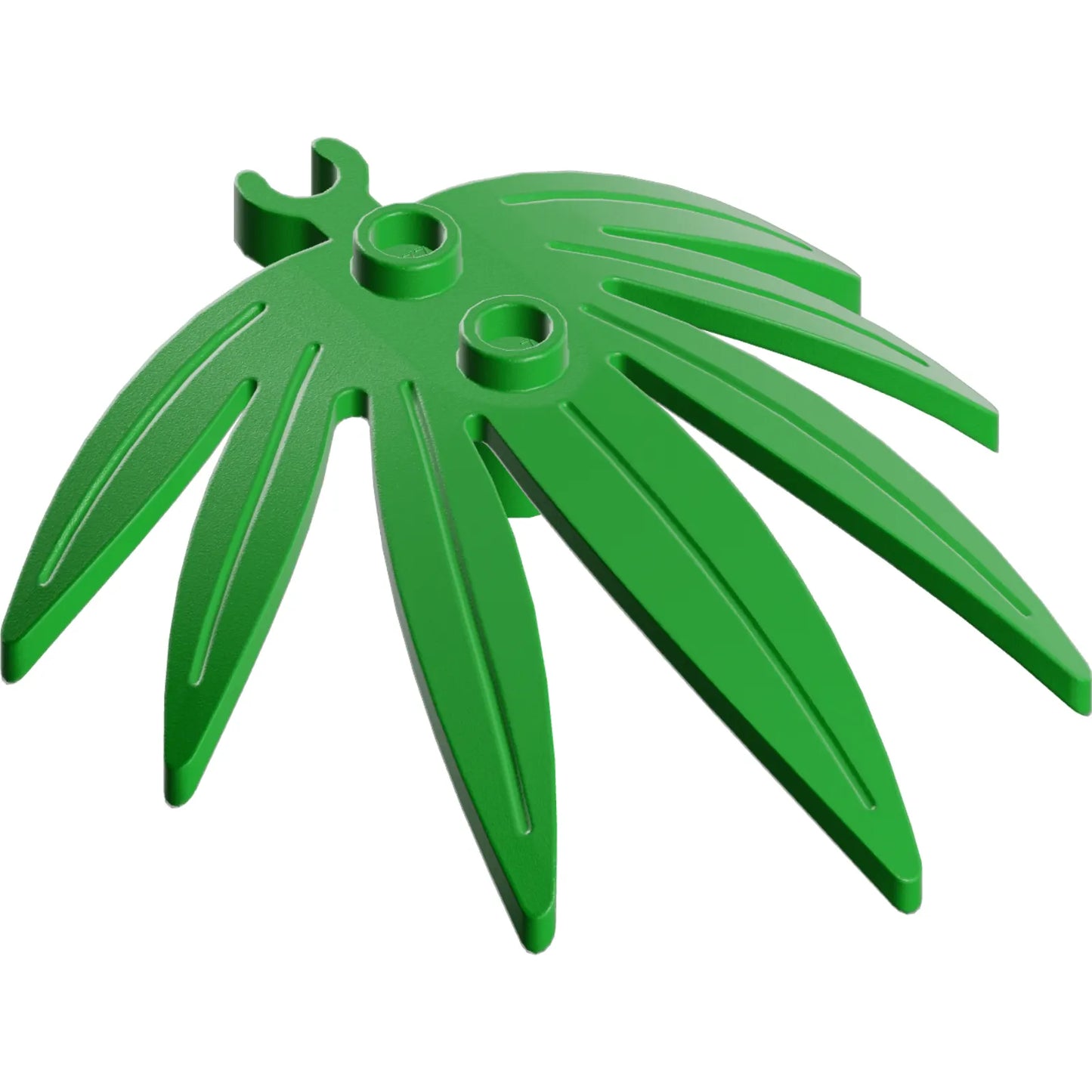 Part 10884 - Plant Leaves 6 x 5 Swordleaf with Open O Clip Thick