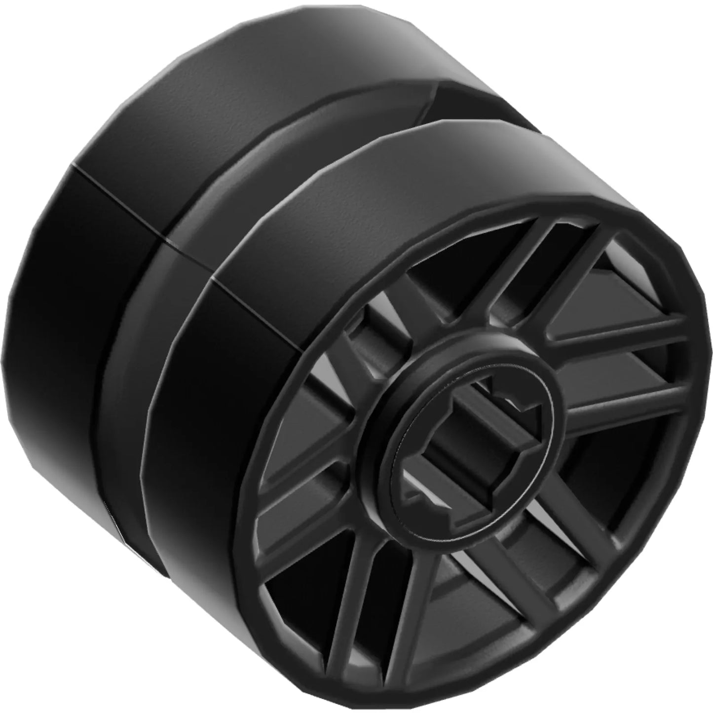 Part 11208 - Wheel 14mm D. x 9.9mm with Center Groove, Fake Bolts and 6 Double Spokes