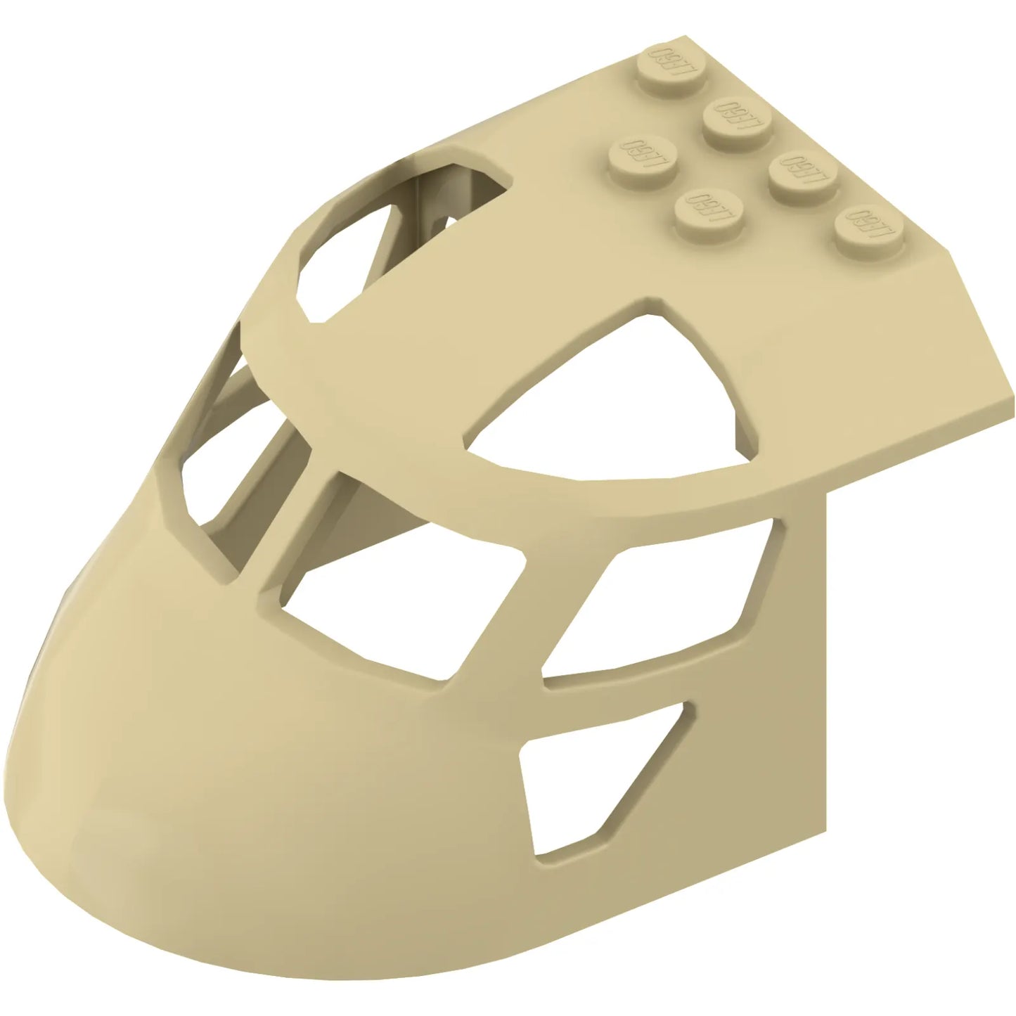 Part 11293 - Aircraft Fuselage Forward Top Curved 6 x 8 x 4