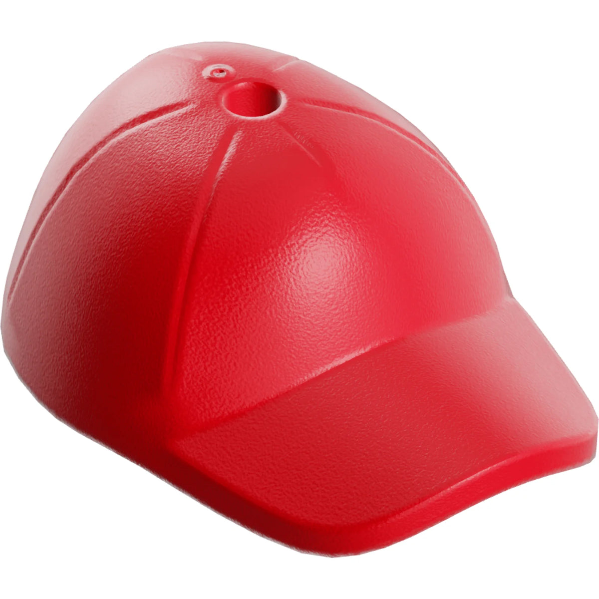 Part 11303 - Minifigure, Headgear Cap - Short Curved Bill with Seams and Hole on Top