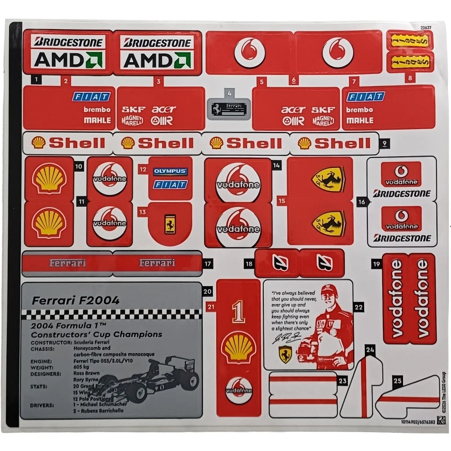 Part 11375stk01 - Sticker Sheet for Set 11375 - (10114902/6576382)