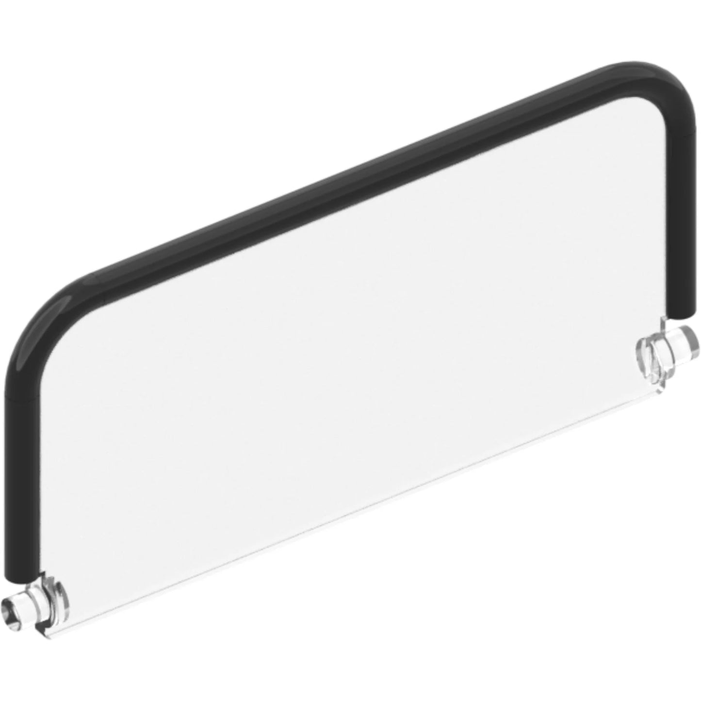 Part 115551pb01 - Windscreen 1 x 10 x 5 with Bar Ends with Molded Black Bar Frame Pattern