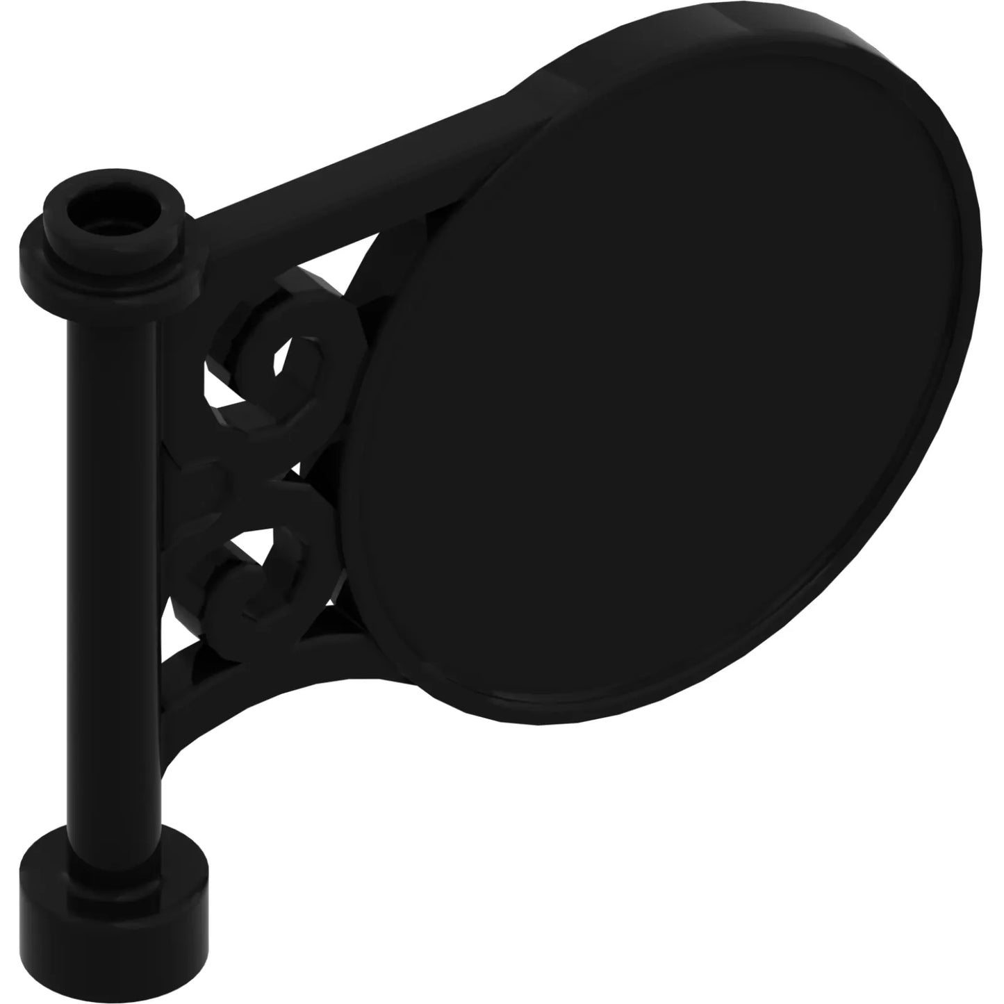 Part 13459 - Road Sign Round on Pole with Flat Top Attachment