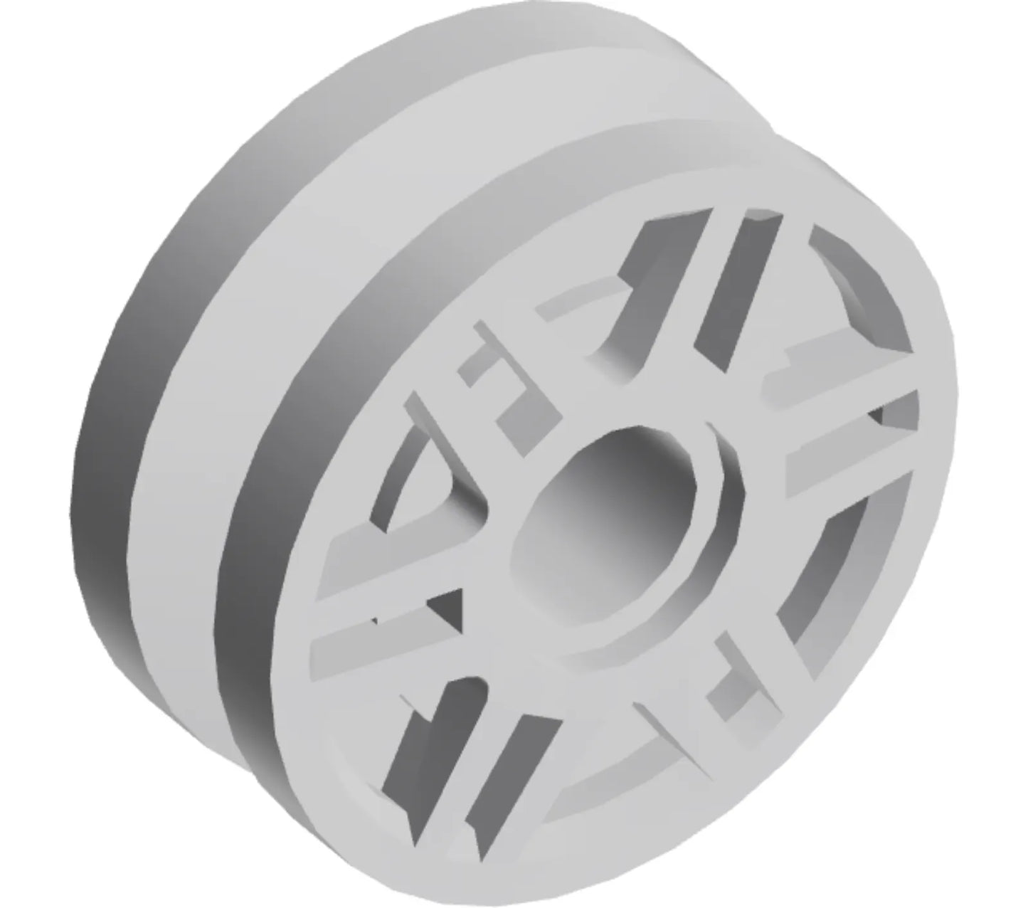 Part 13971 - Wheel 18mm D. x 8mm with Fake Bolts and Deep Spokes with Inner Ring