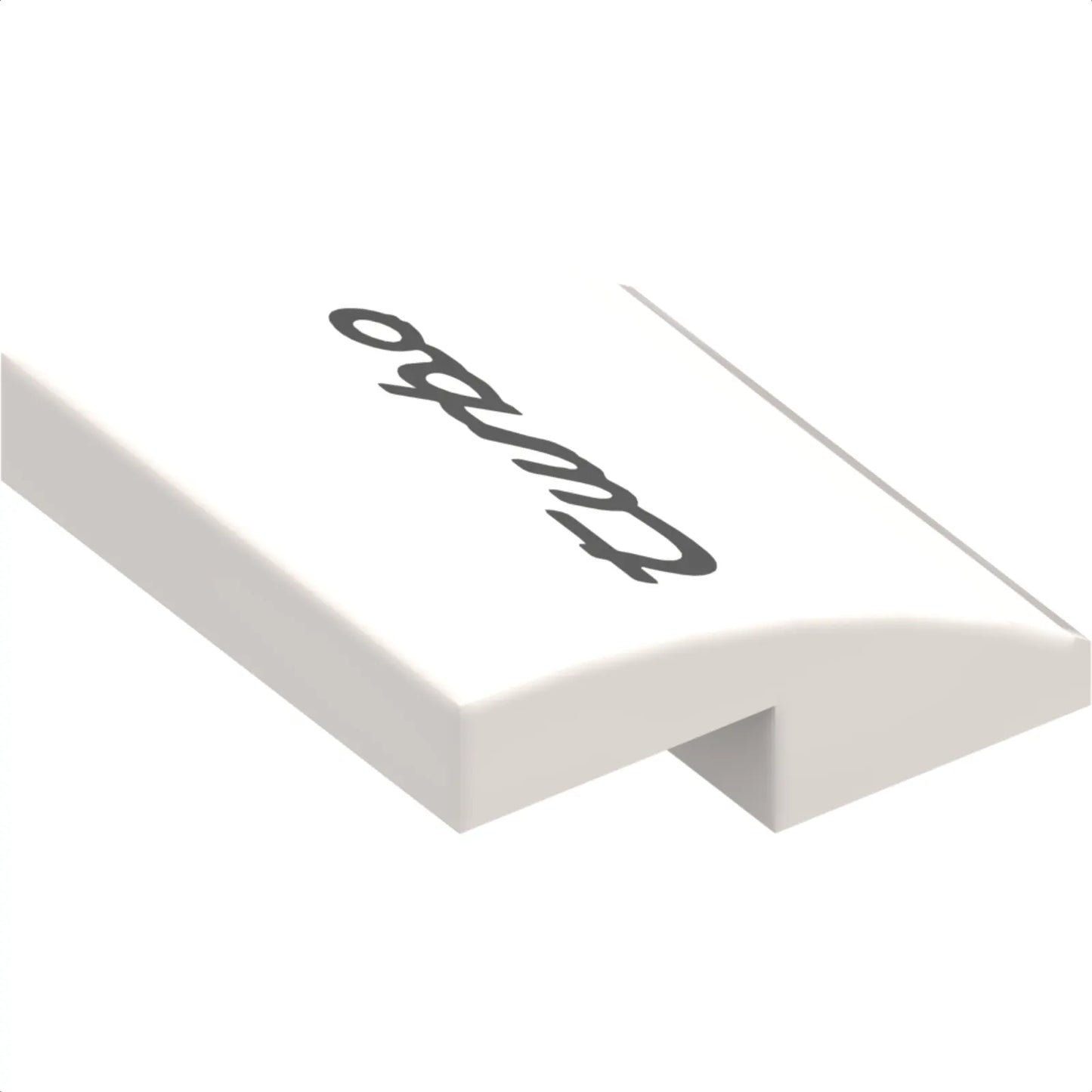 Part 15068pb333 - Slope, Curved 2 x 2 x 2/3 with Black 'turbo' Pattern