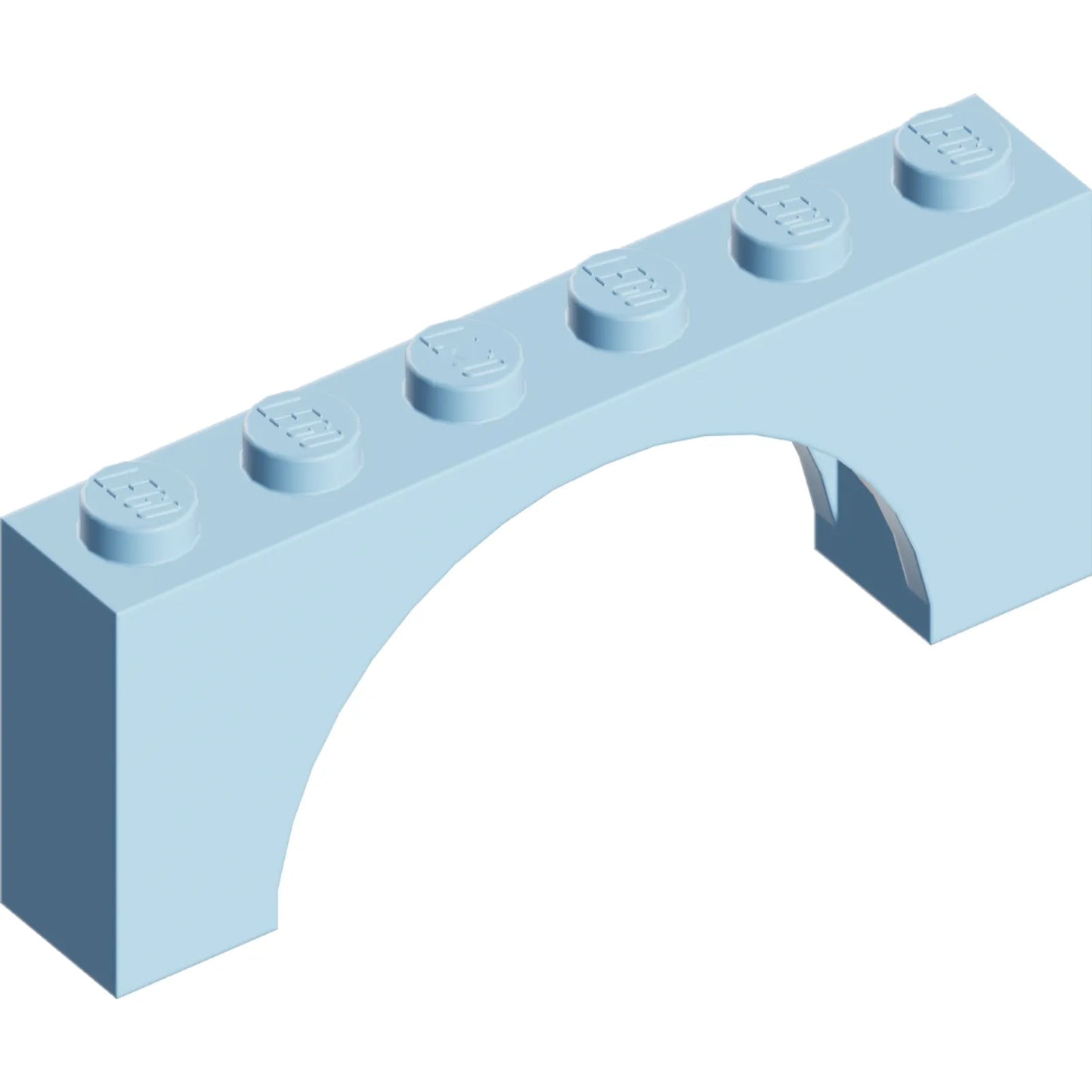 Part 15254 - Arch 1 x 6 x 2 - Medium Thick Top without Reinforced Underside