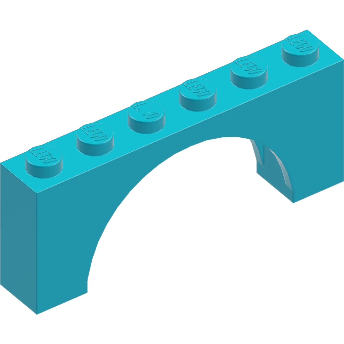 Part 15254 - Arch 1 x 6 x 2 - Medium Thick Top without Reinforced Underside