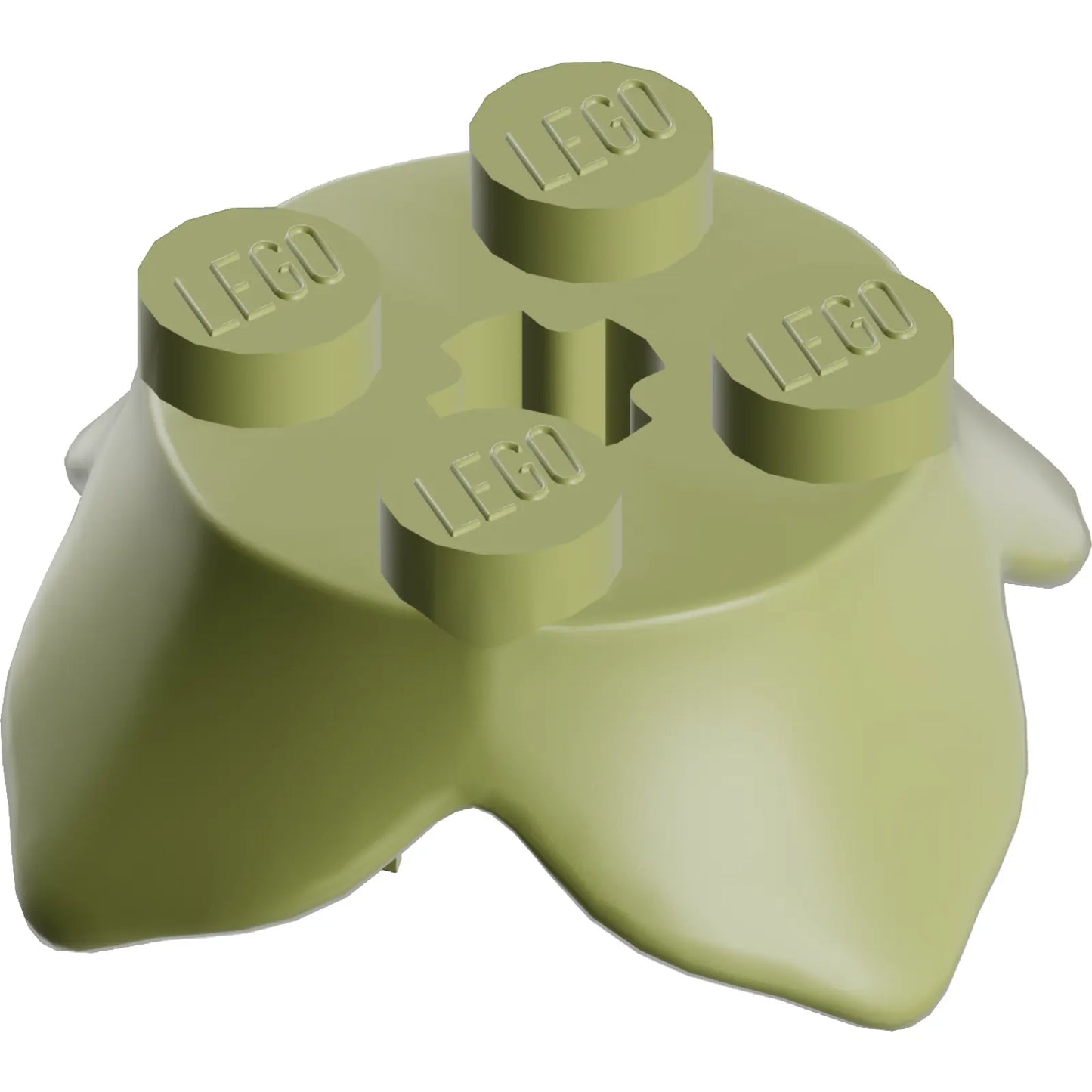 Part 15469 - Plant Leaves 2 x 2 with 4 Petals and Axle Hole