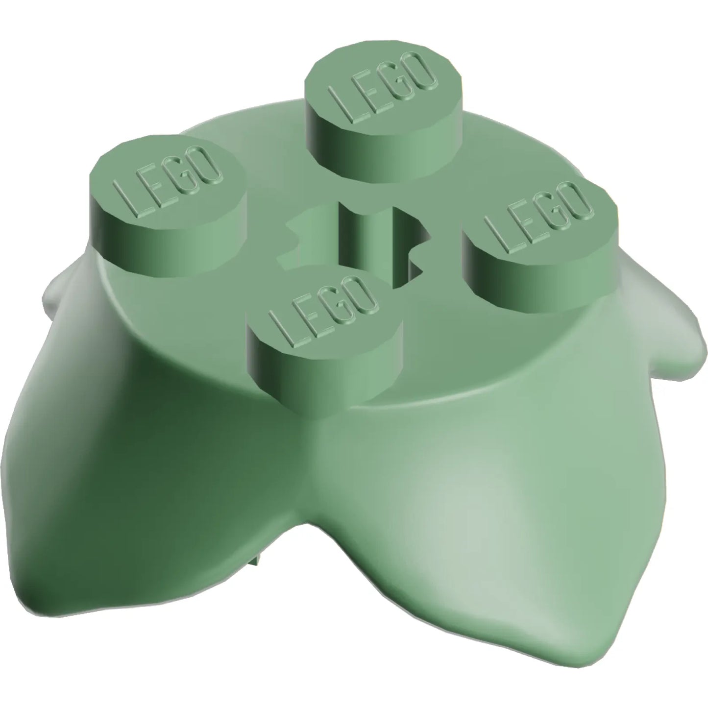 Part 15469 - Plant Leaves 2 x 2 with 4 Petals and Axle Hole