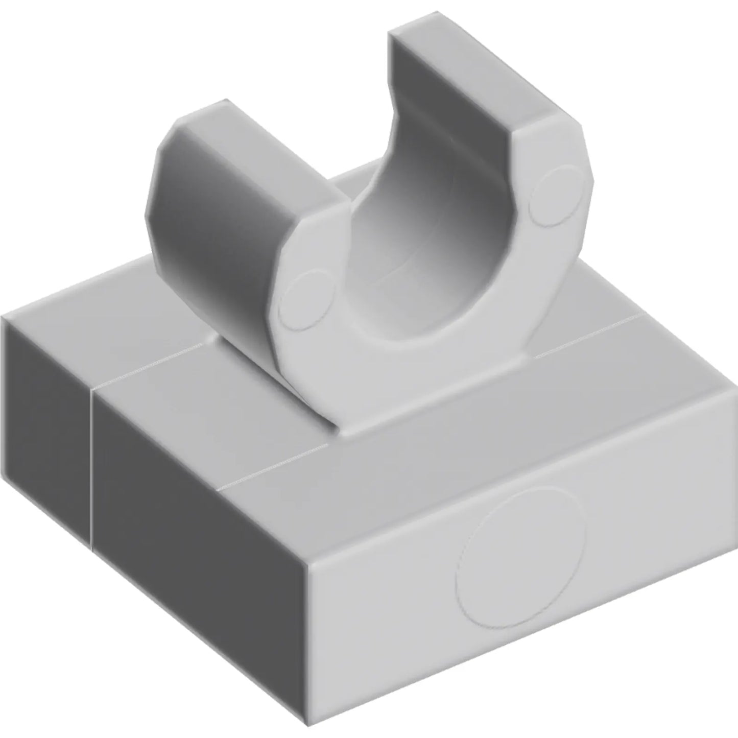 Part 15712 - Tile, Modified 1 x 1 with Open O Clip