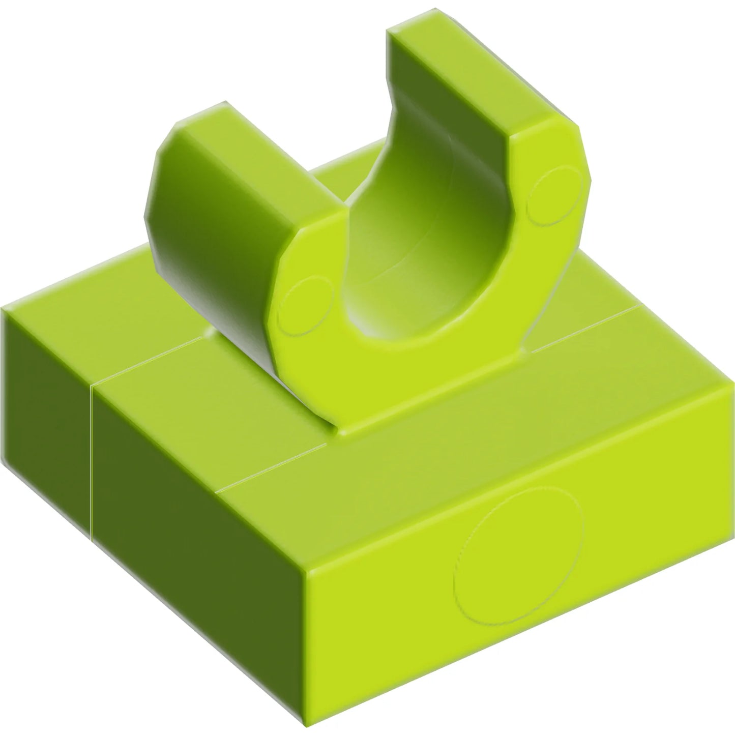 Teil 15712 - Fliese, modifiziert 1 x 1 mit offenem O-Clip