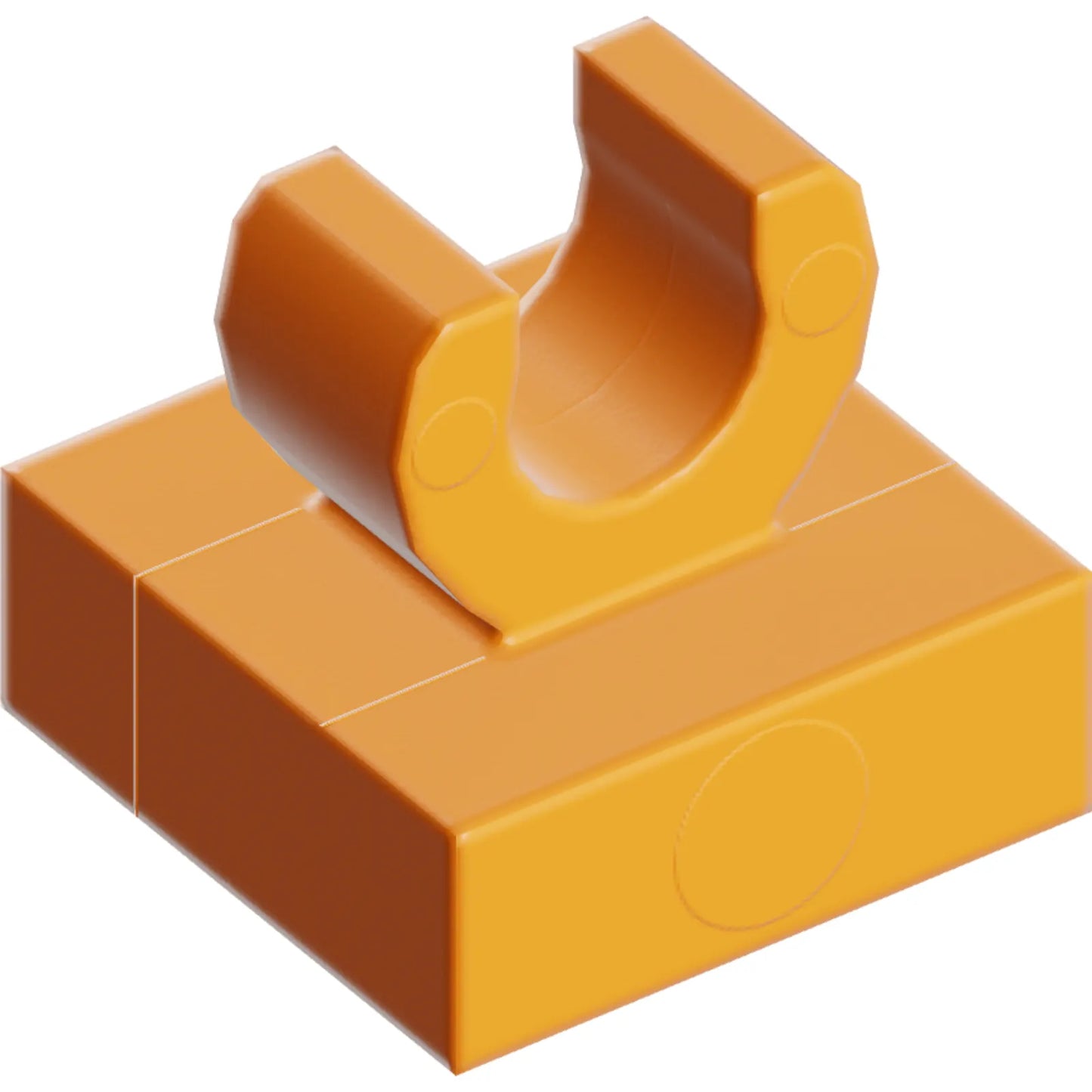Part 15712 - Tile, Modified 1 x 1 with Open O Clip