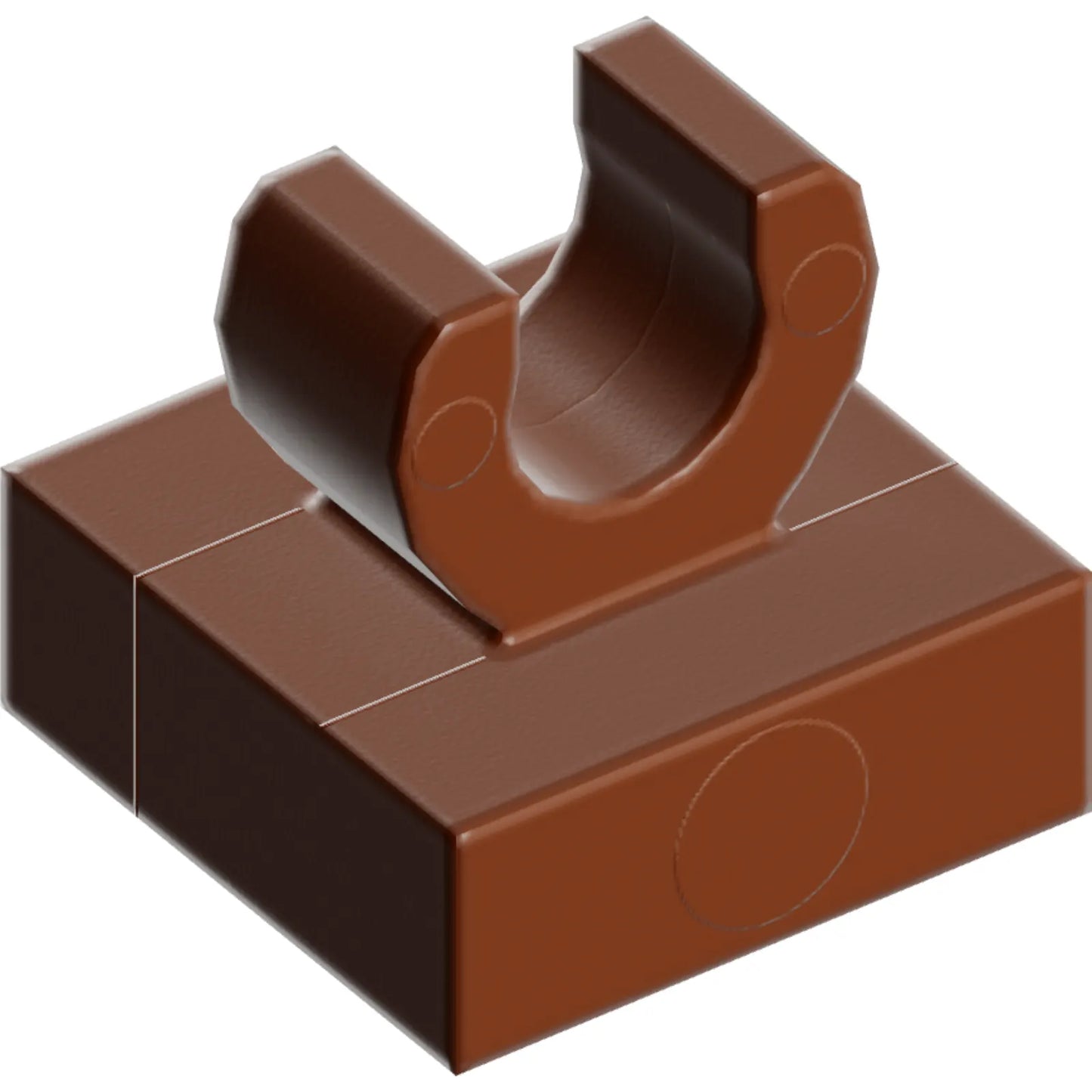 Part 15712 - Tile, Modified 1 x 1 with Open O Clip