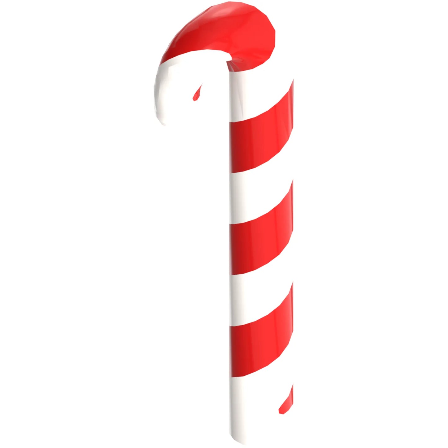 Part 1621pb01 - Minifigure, Utensil Cane, Red Candy Stripe Pattern