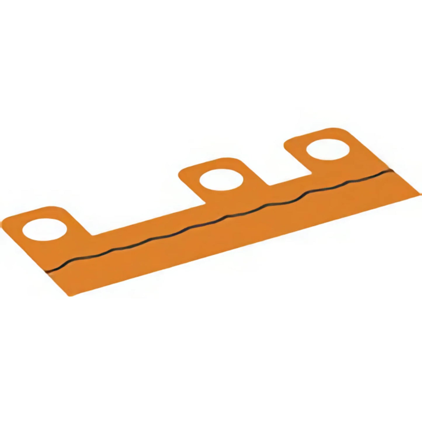 Teil 16816pb02 - Minifigurenrock, Stofflänge 10 mm, mit schwarzem Wellenlinienmuster