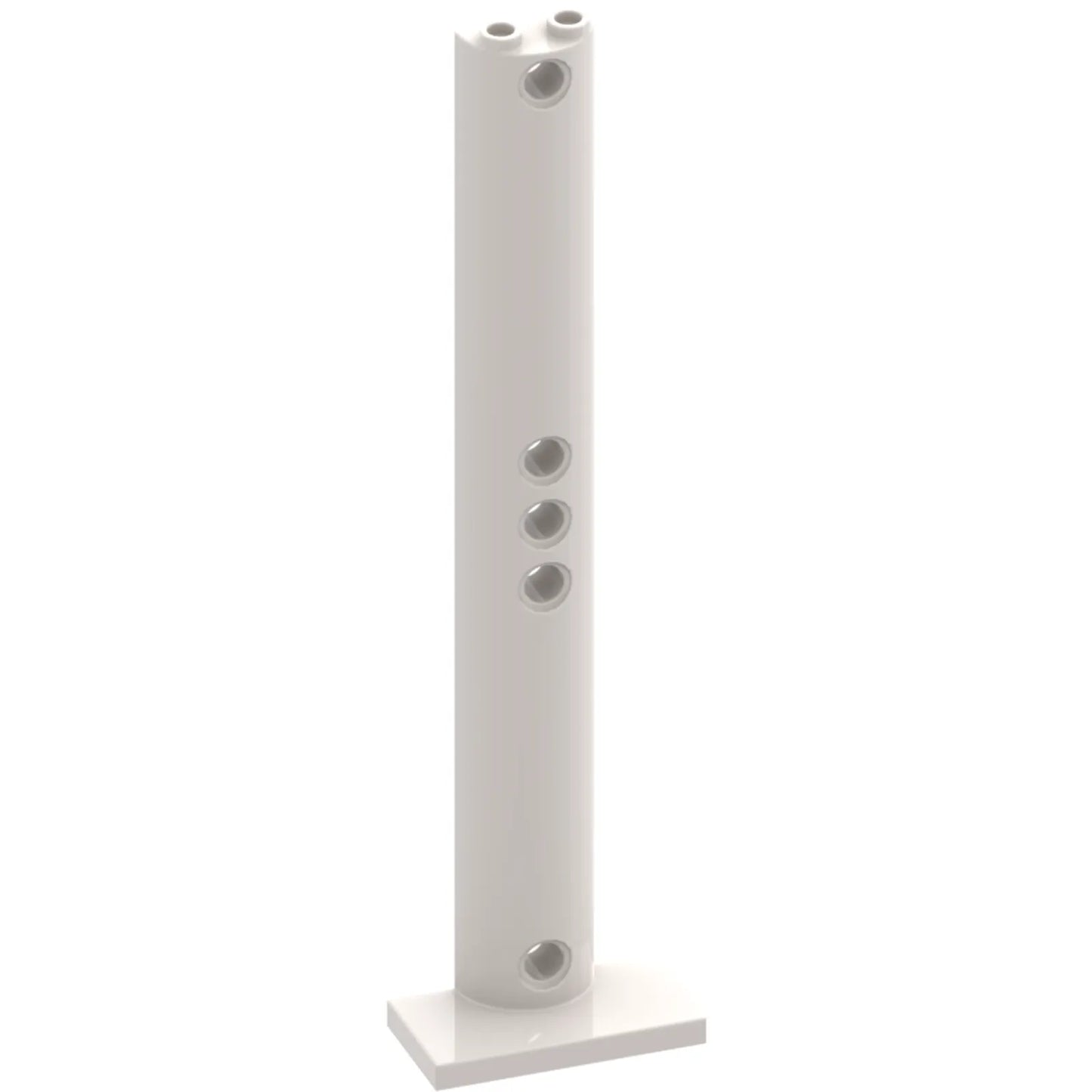 Part 1749 - Support 2 x 4 x 13 Semicircle with 5 Pin Holes