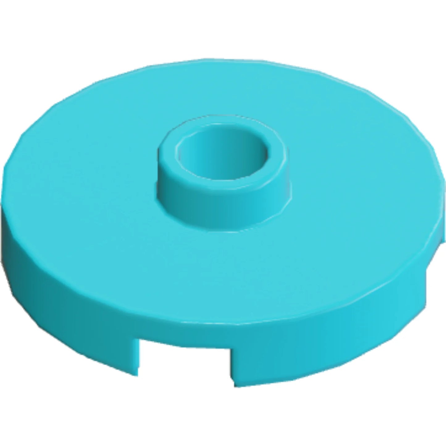 Part 18674 - Tile, Round 2 x 2 with Open Stud