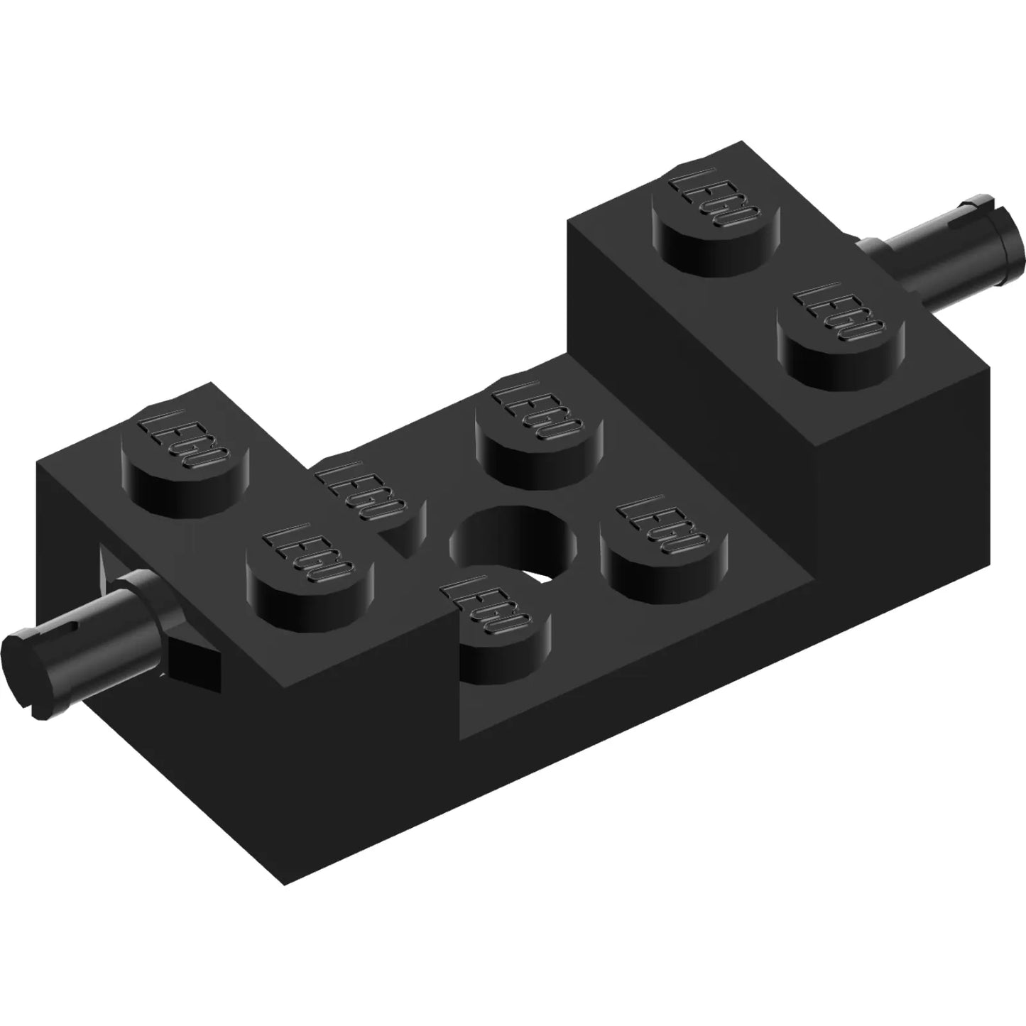 Part 18892 - Brick, Modified 2 x 4 with Wheels Holder with 2 x 2 Cutout and Hole