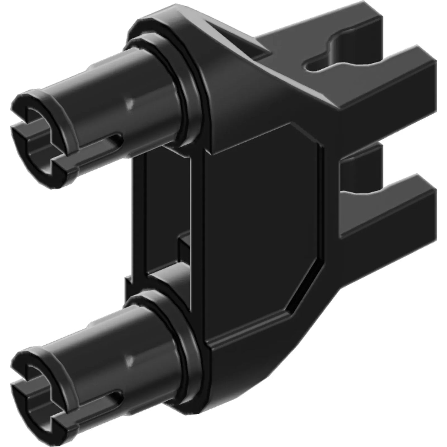Part 19159 - Technic, Pin Double Triangle 1 x 3 with 2 Clips with Squared Pin Holes