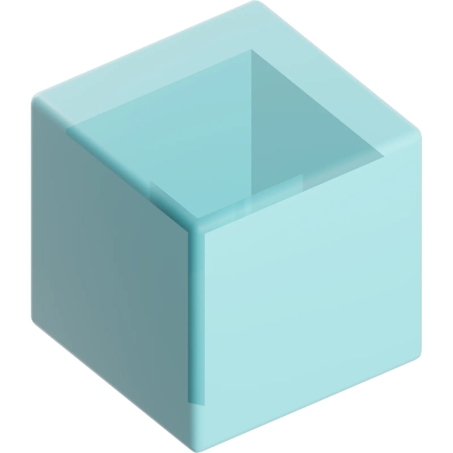 Part 19729 - Minifigure, Head, Modified Cube, Plain