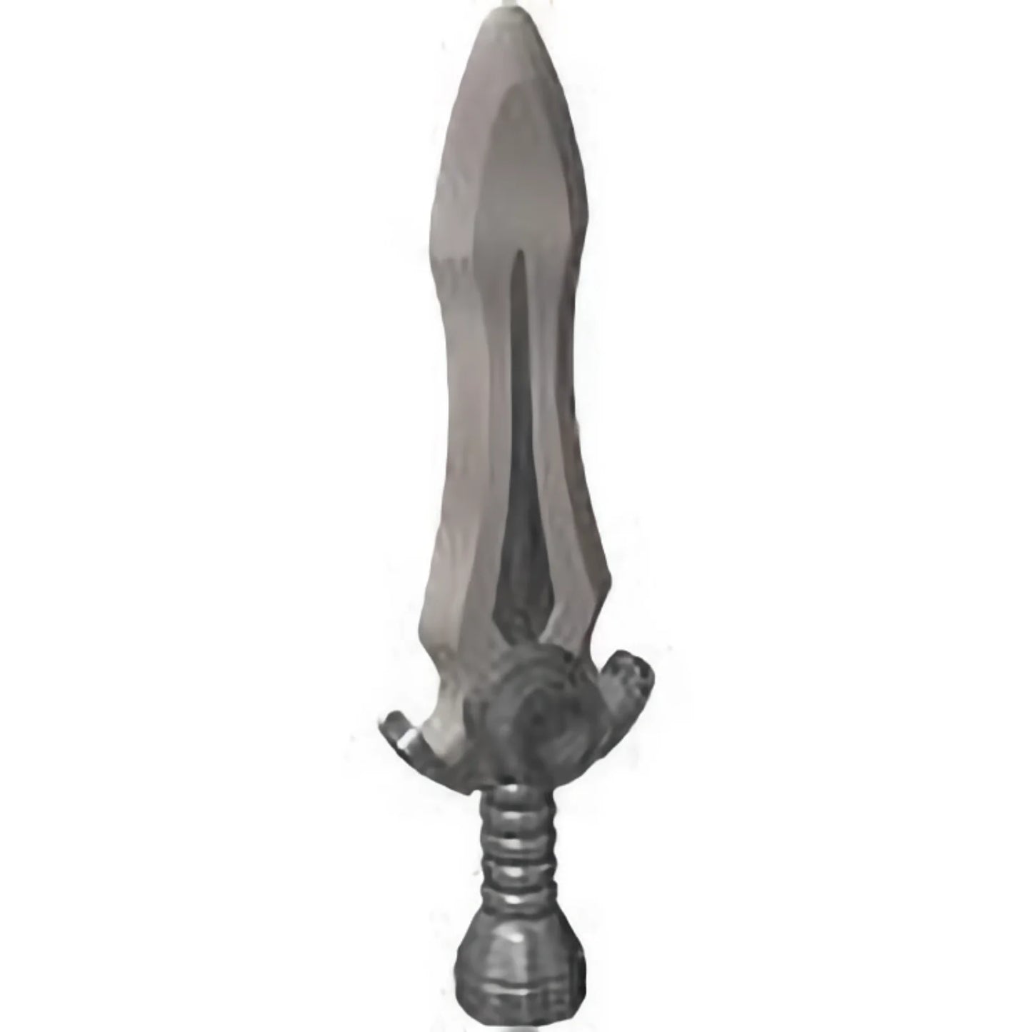 Part 1996pb03 - Minifigure, Weapon Sword with Stud with Molded Flat Silver Blade Pattern