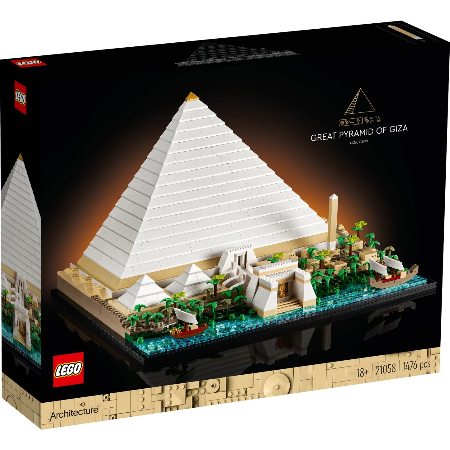 Original box 21058-1 - The Great Pyramid of Giza