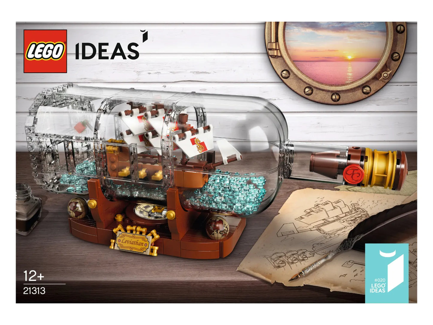 Anleitung 21313-1 - Schiff in der Flasche