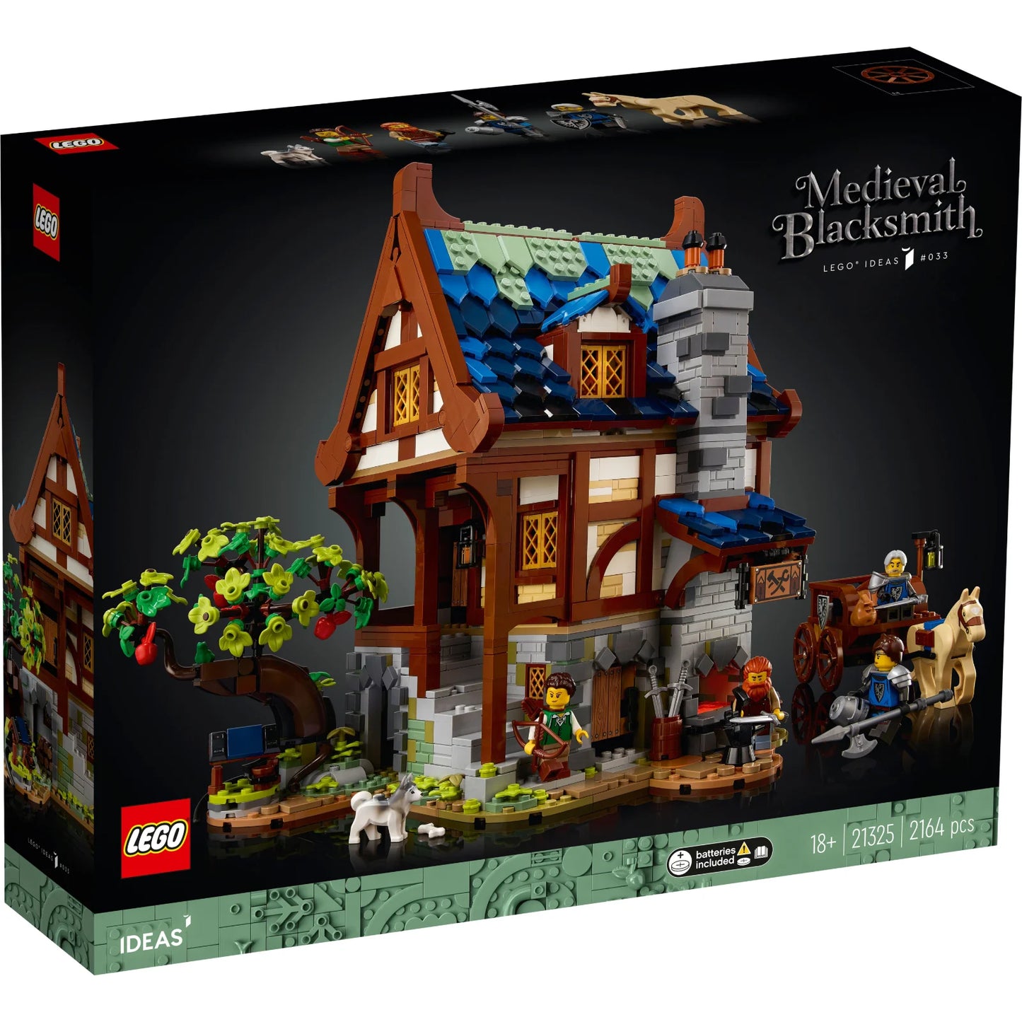 Original box 21325-1 - Medieval Blacksmith