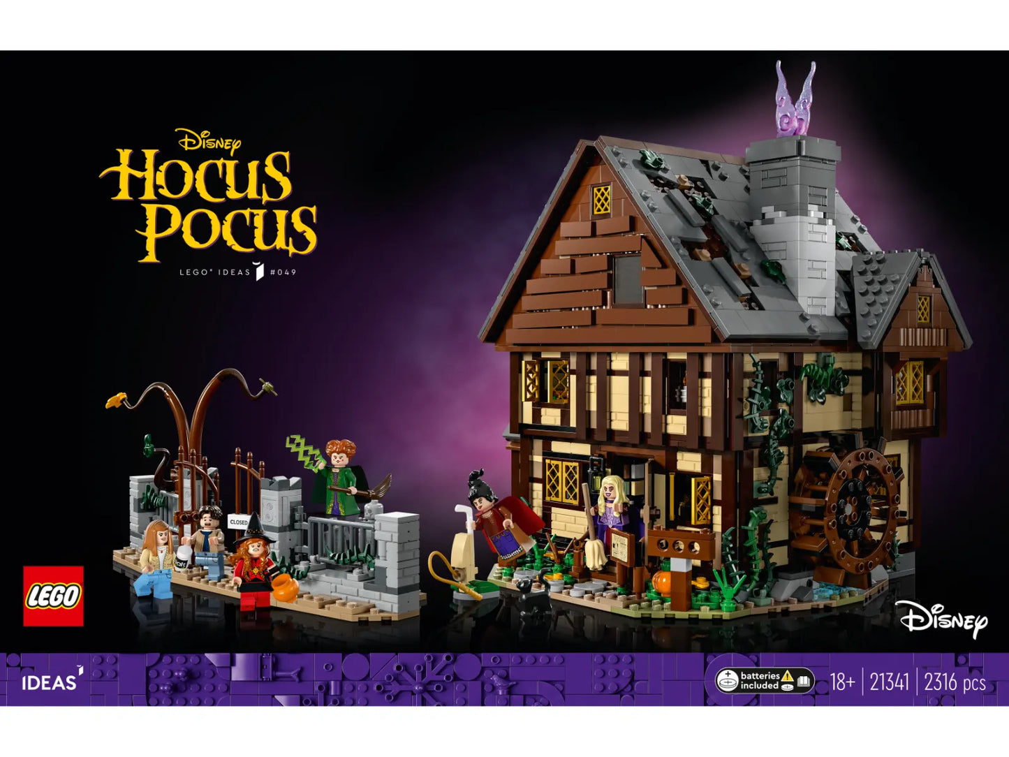 Instruction 21341-1 - Disney Hocus Pocus: The Sanderson Sisters’ Cottage