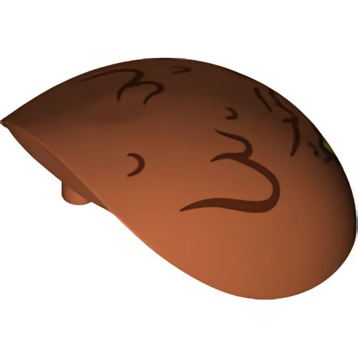 Part 21560pb09 - Large Figure Armor, Round, Smooth with Clayface Face Pattern