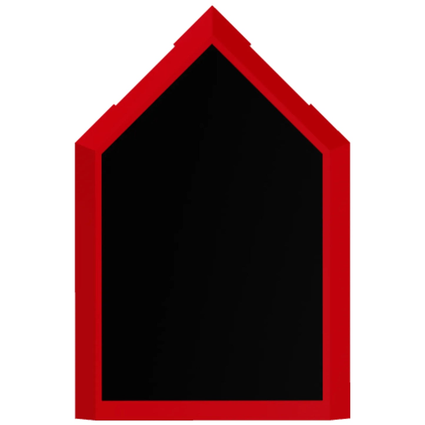 Part 22385pb184 - Tile, Modified 2 x 3 Pentagonal with Black Pentagon Pattern