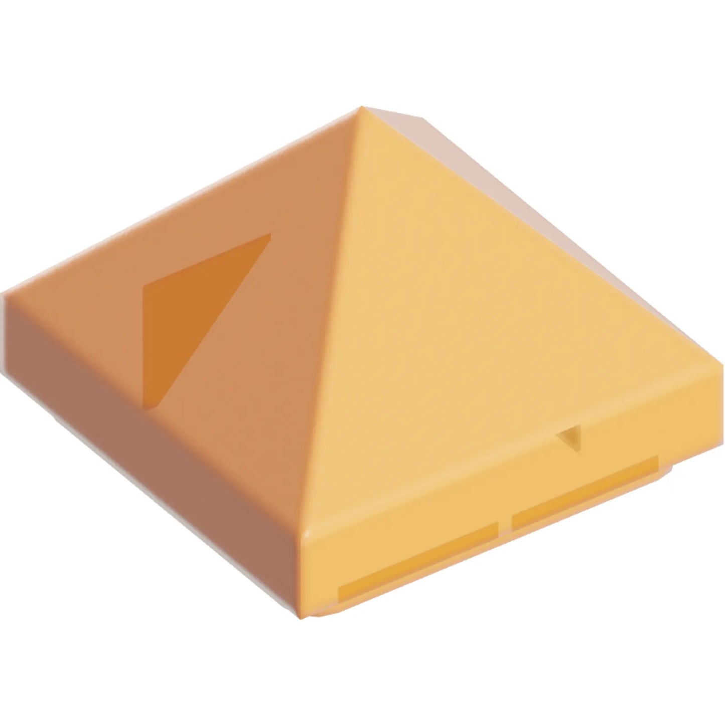 Part 22388 - Slope 45 1 x 1 x 2/3 Quadruple Convex Pyramid