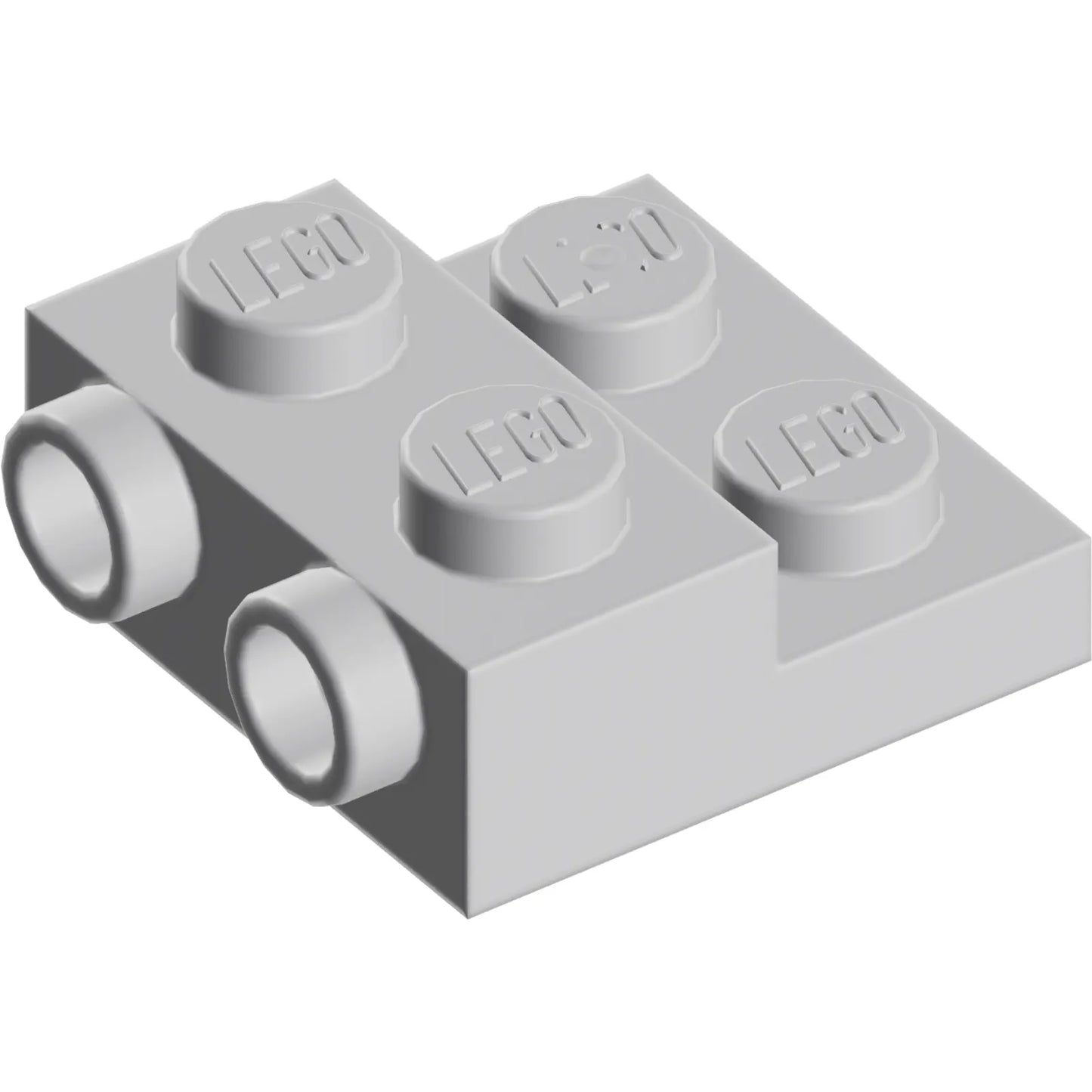 Part 4304 - Plate, Modified 2 x 2 x 2/3 with 2 Studs on Side - Hollow Bottom Tube