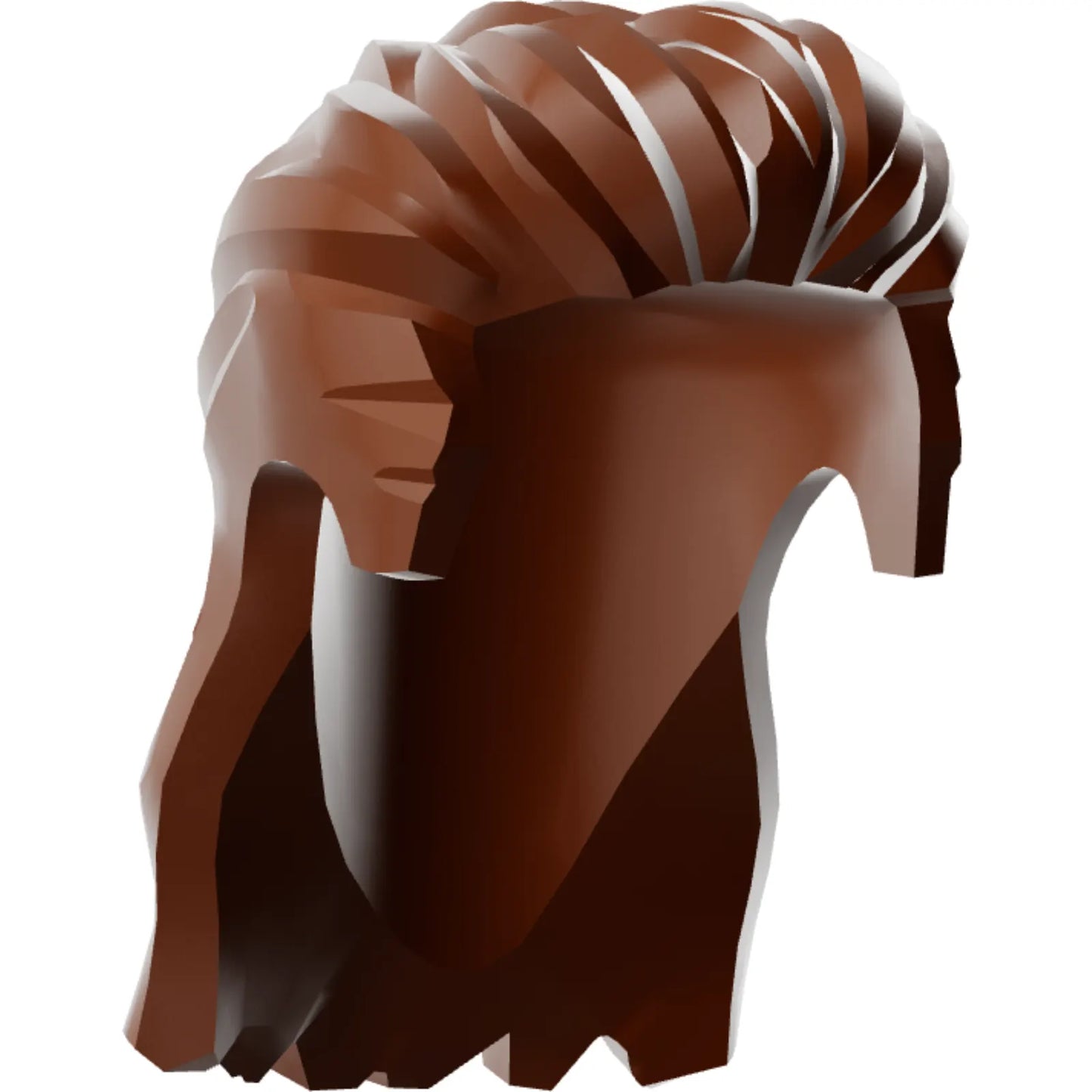 Part 24072 - Minifigure, Hair Long Mullet Style