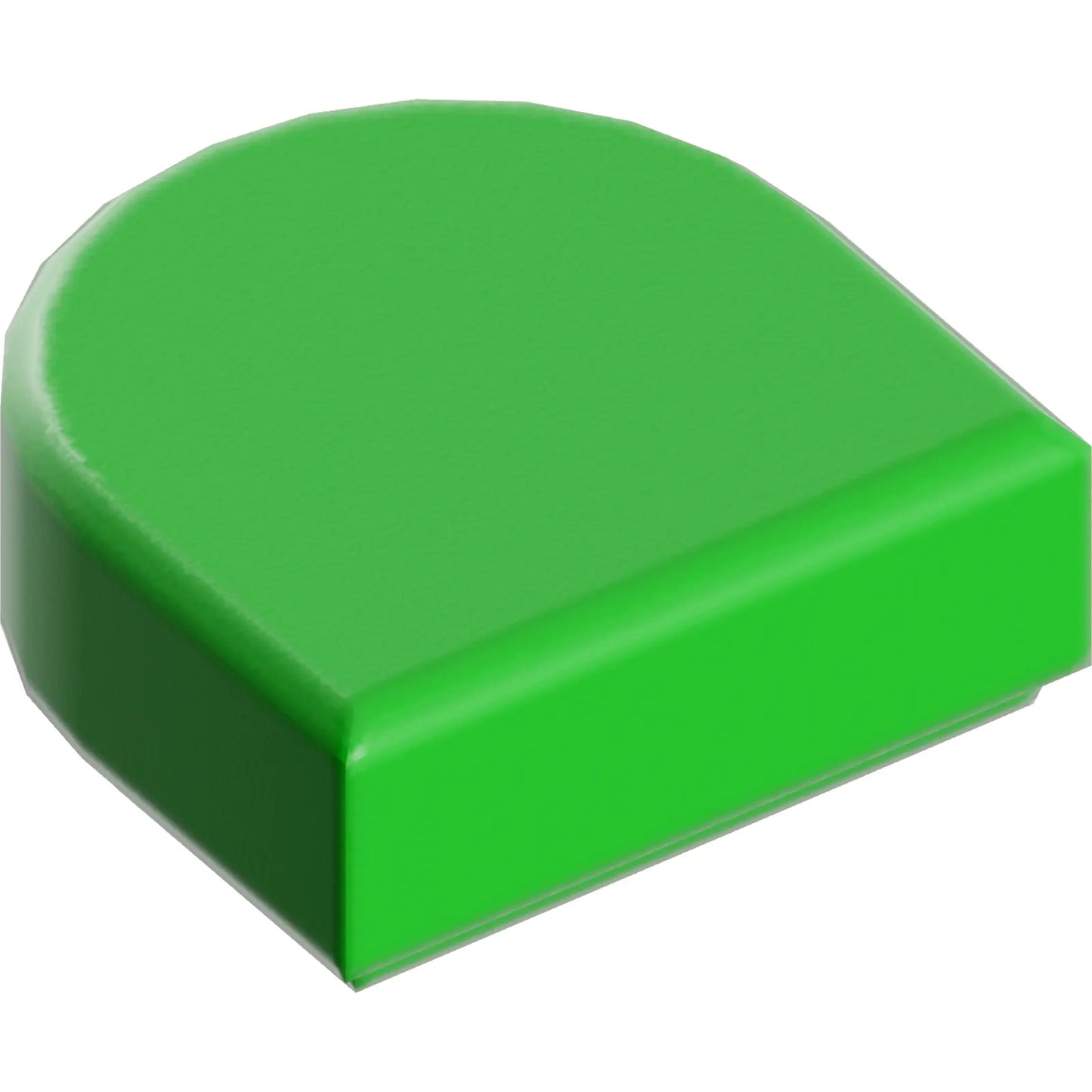Part 24246 - Tile, Round 1 x 1 Half Circle Extended