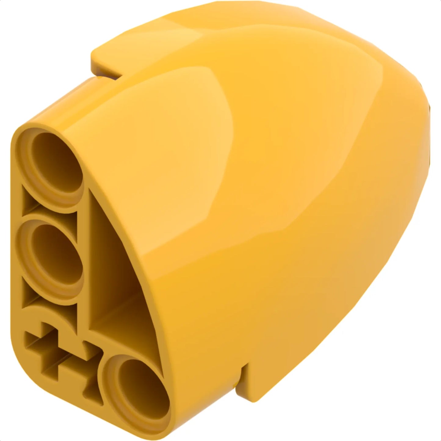 Teil 2438 - Technik, Platte gebogen 5 x 3 x 2 Viertelellipse, links