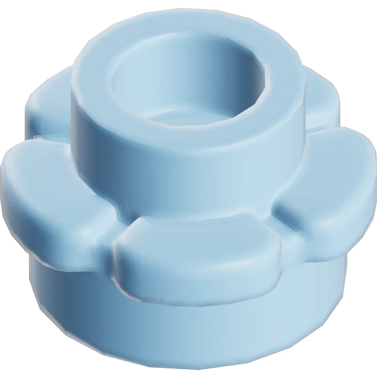 Part 24866 - Plate, Round 1 x 1 with Flower Edge (5 Petals)