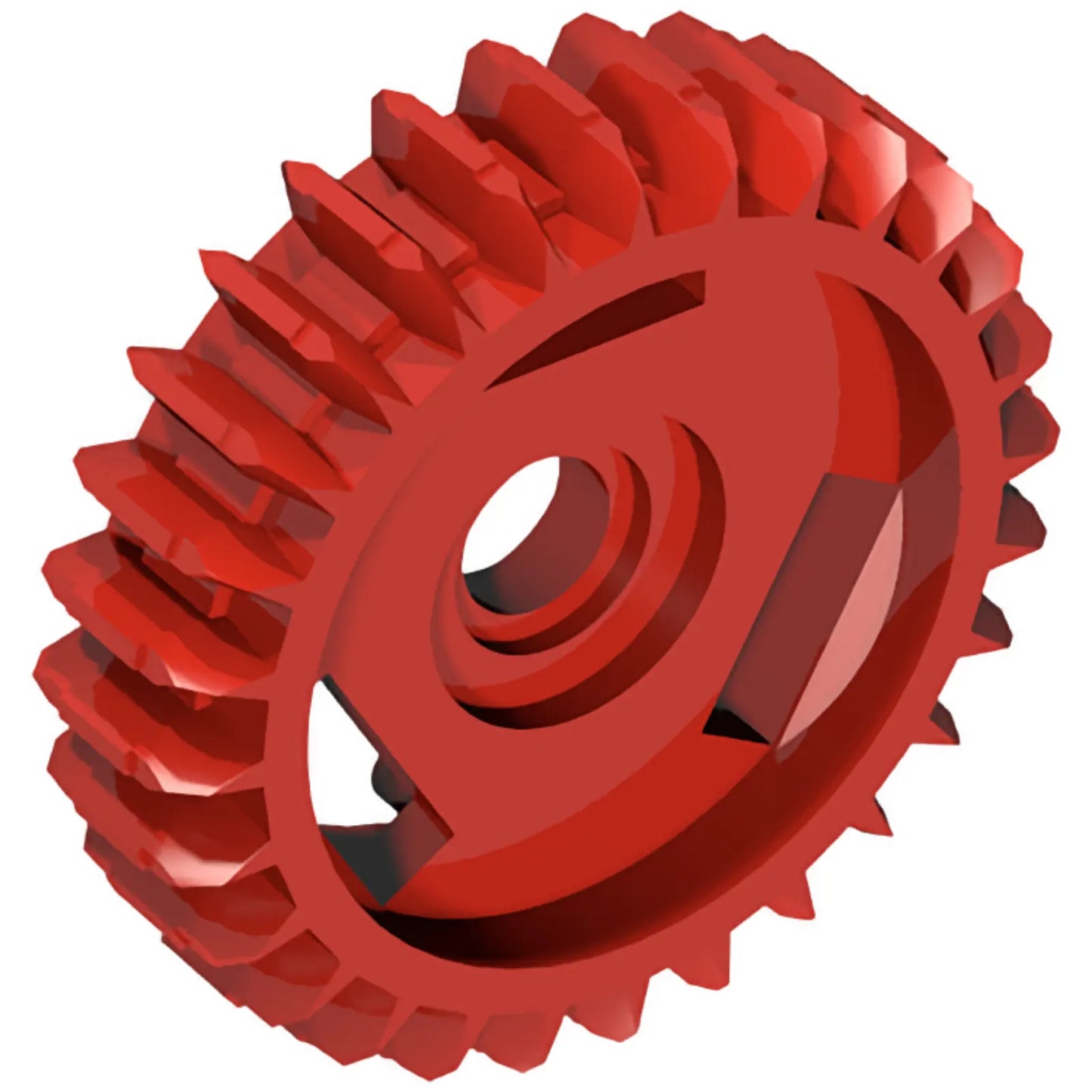 Part 65413 - Technic, Gear 28 Tooth Double Bevel with Pin Hole