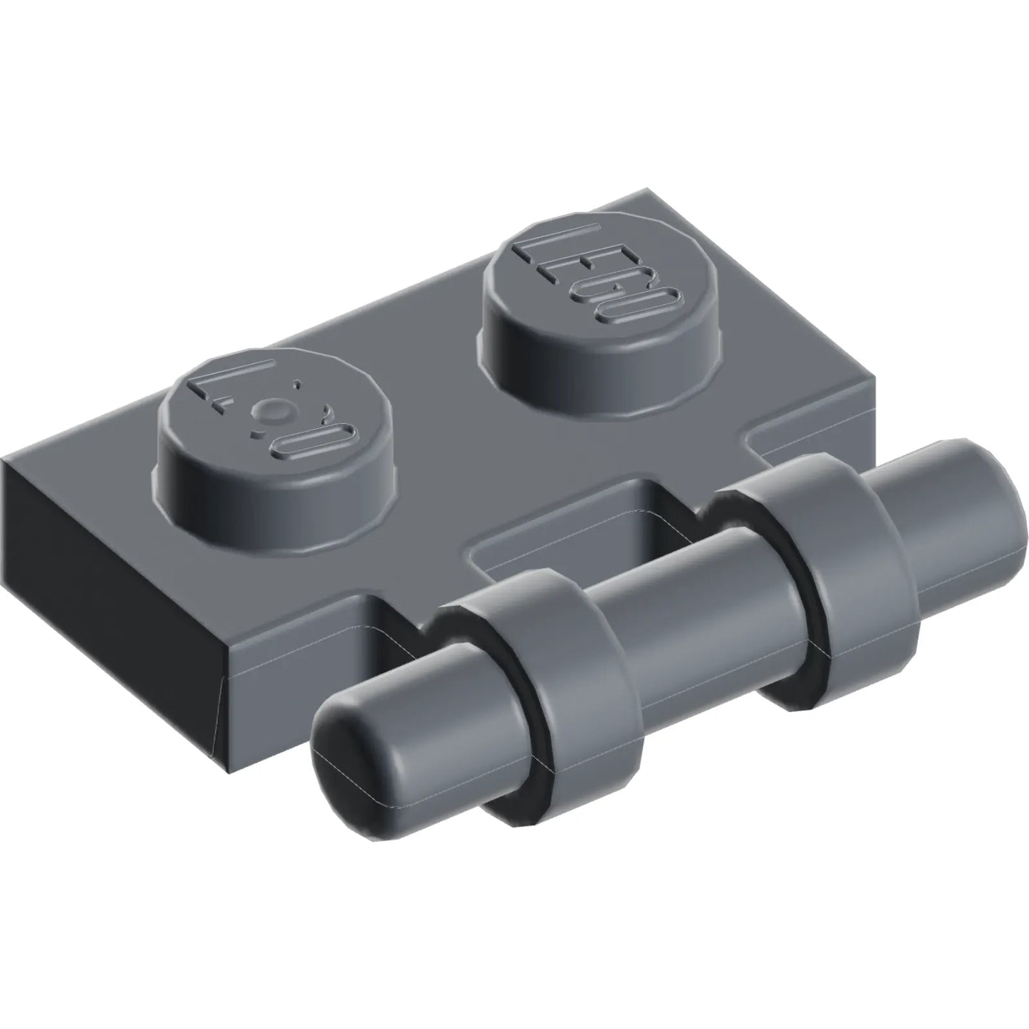 Part 2540 - Plate, Modified 1 x 2 with Bar Handle on Side - Free Ends
