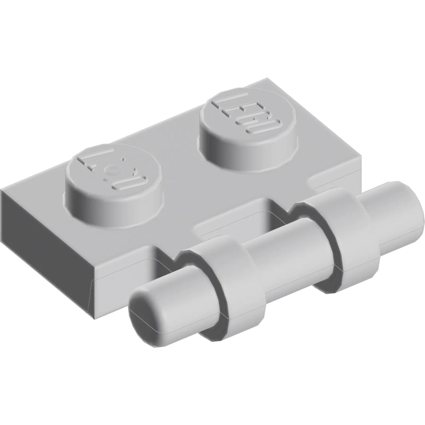 Part 2540 - Plate, Modified 1 x 2 with Bar Handle on Side - Free Ends
