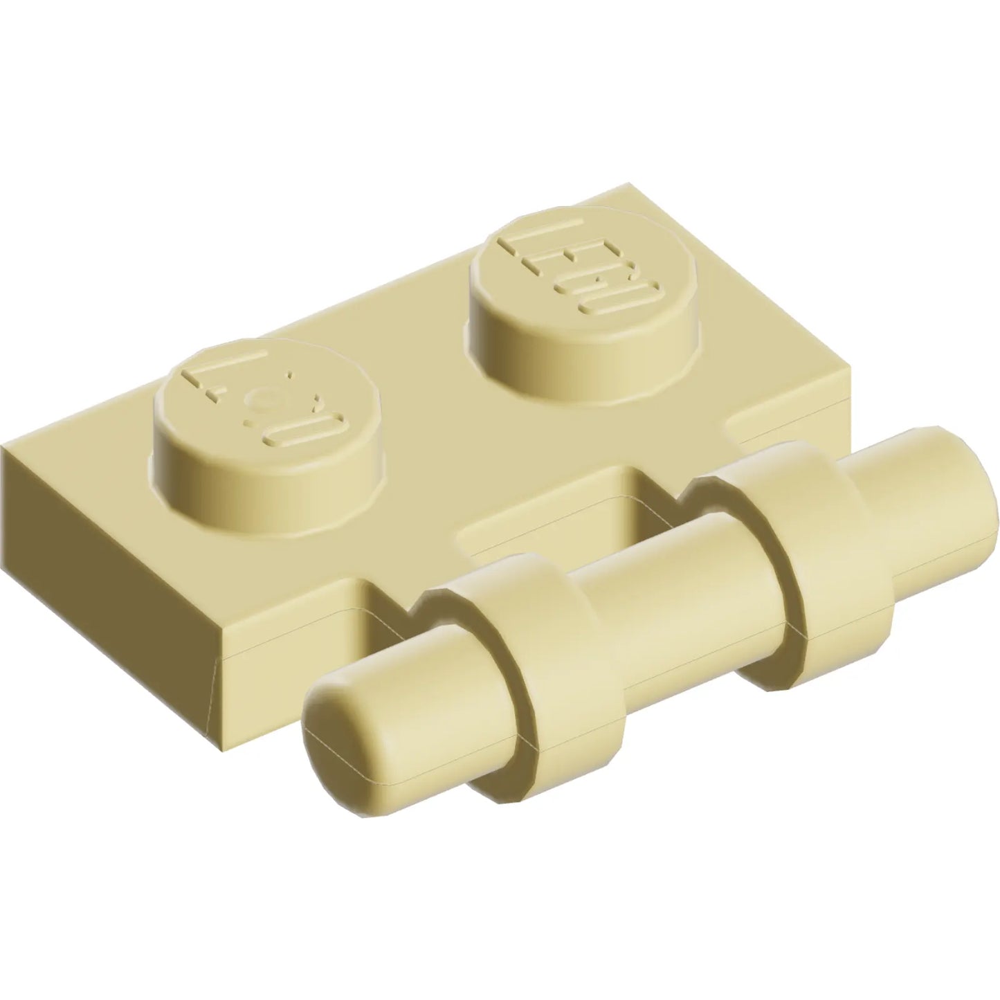 Part 2540 - Plate, Modified 1 x 2 with Bar Handle on Side - Free Ends