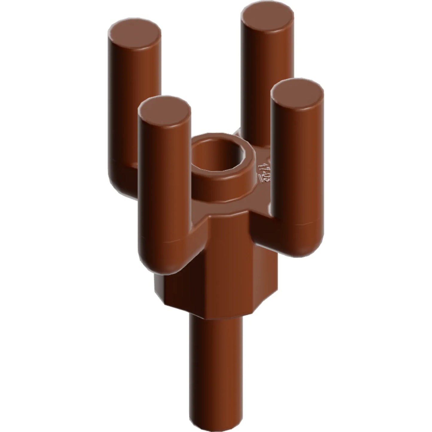 Part 2566 - Bar 1.2L with Top Stud and 4 Bar Arms Up (Palm Tree Top)