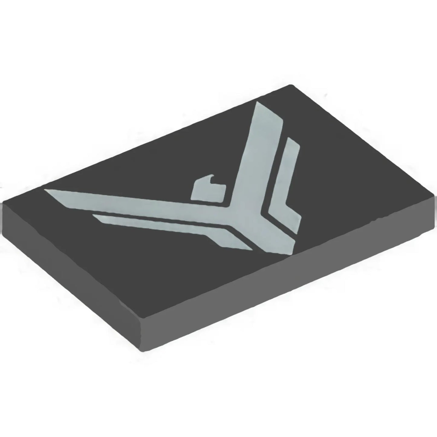 Part 26603pb385 - Tile 2 x 3 with White Atreides Hawk Crest Pattern