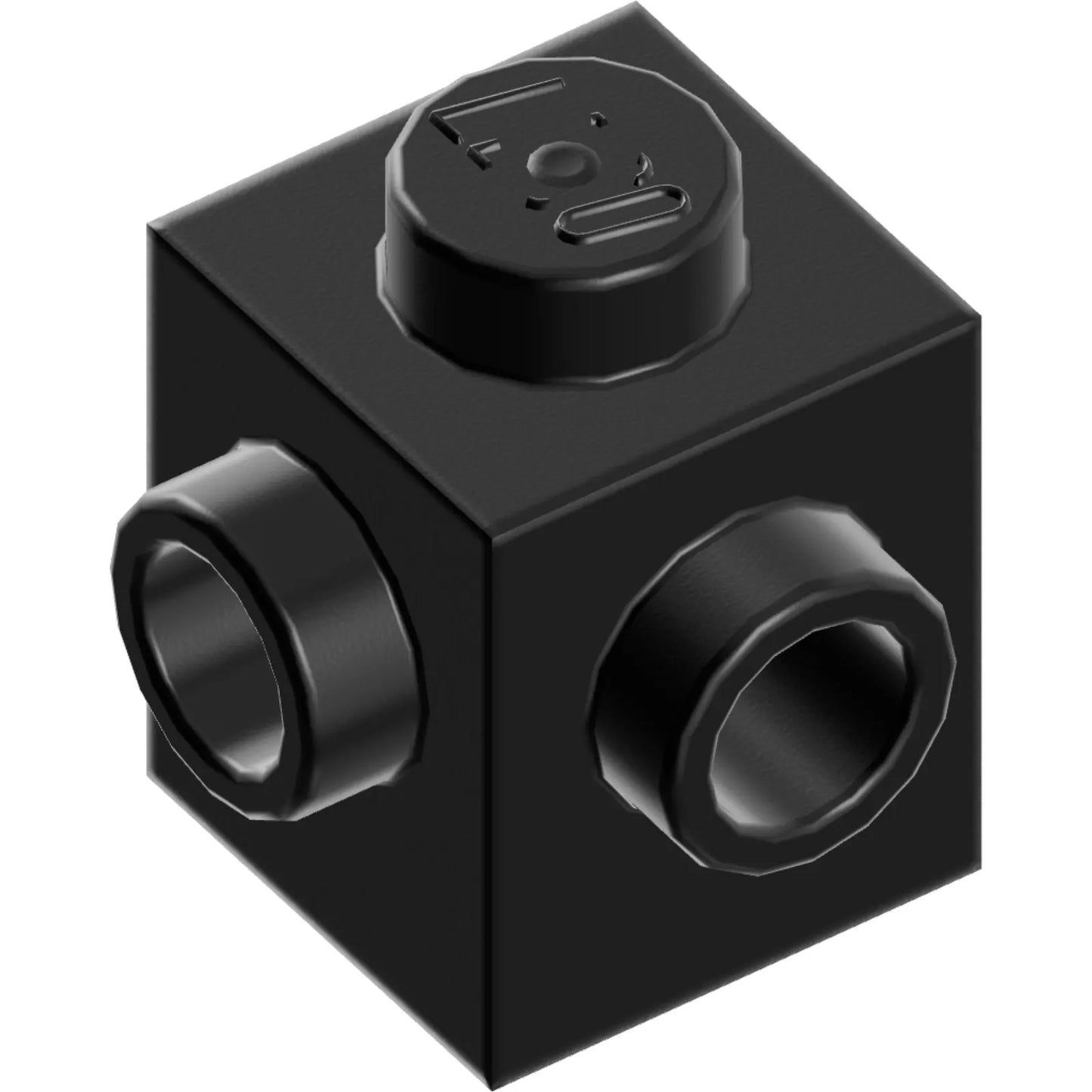 Part 26604 - Brick, Modified 1 x 1 with Studs on 2 Sides, Adjacent