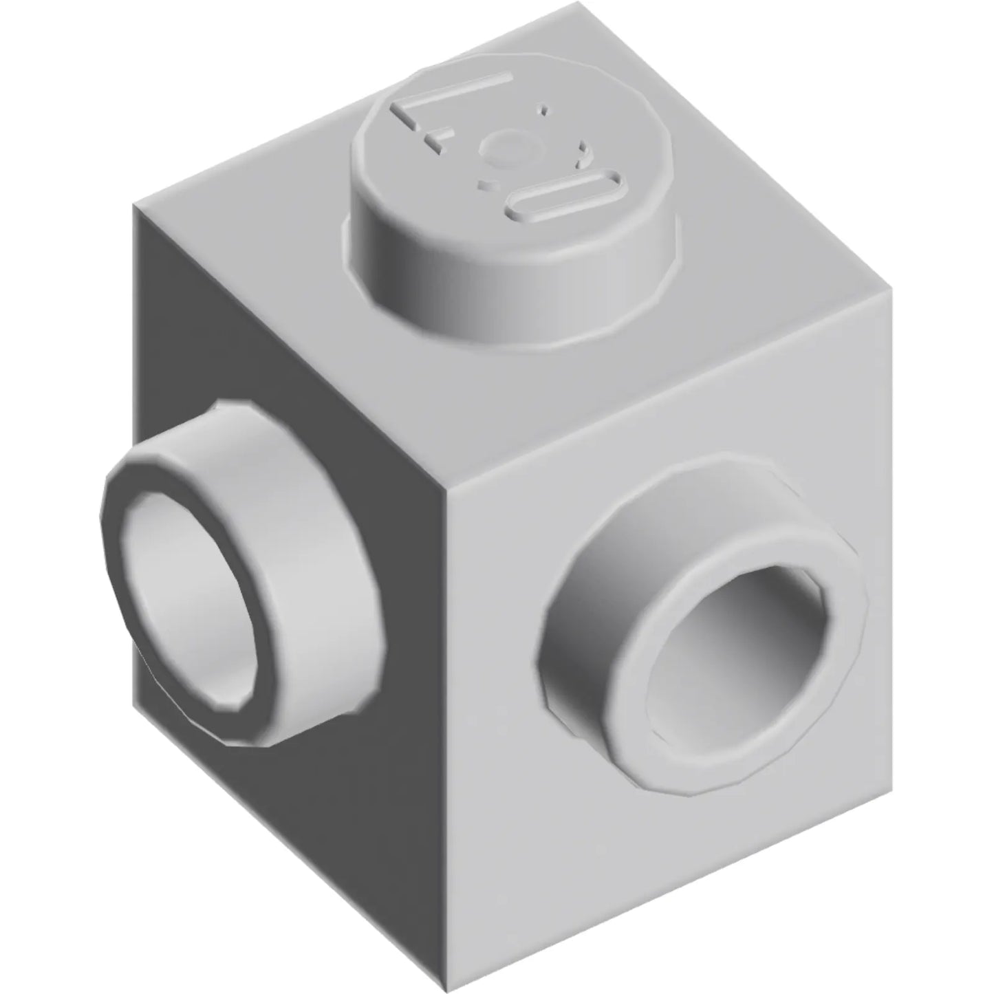 Part 26604 - Brick, Modified 1 x 1 with Studs on 2 Sides, Adjacent