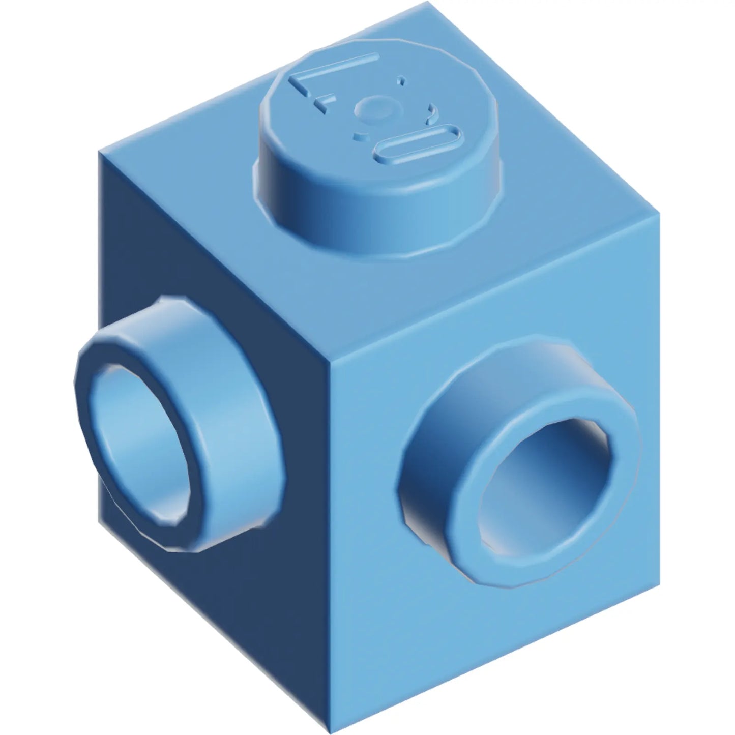 Part 26604 - Brick, Modified 1 x 1 with Studs on 2 Sides, Adjacent